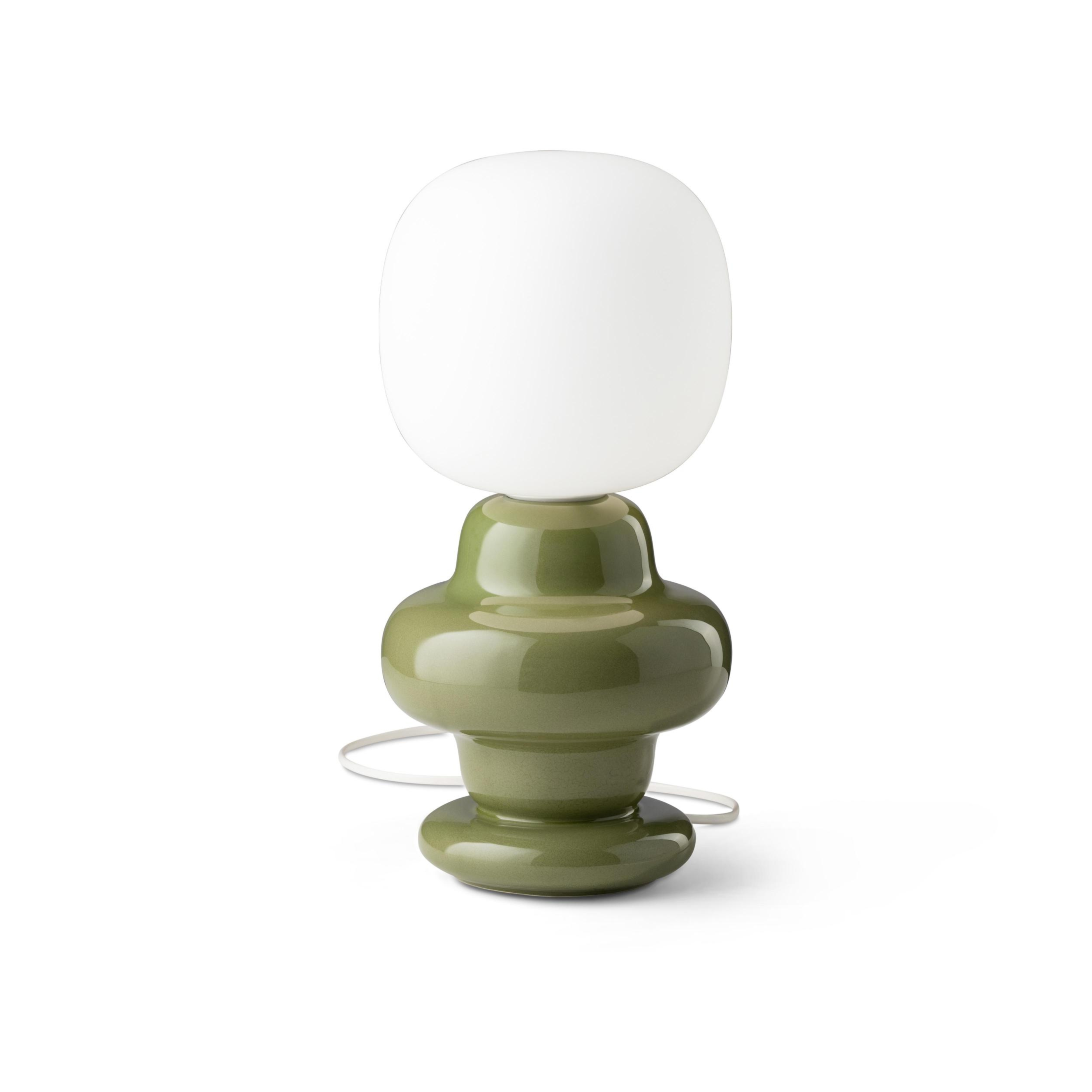 COPACABANA ceramic table lamp in sage