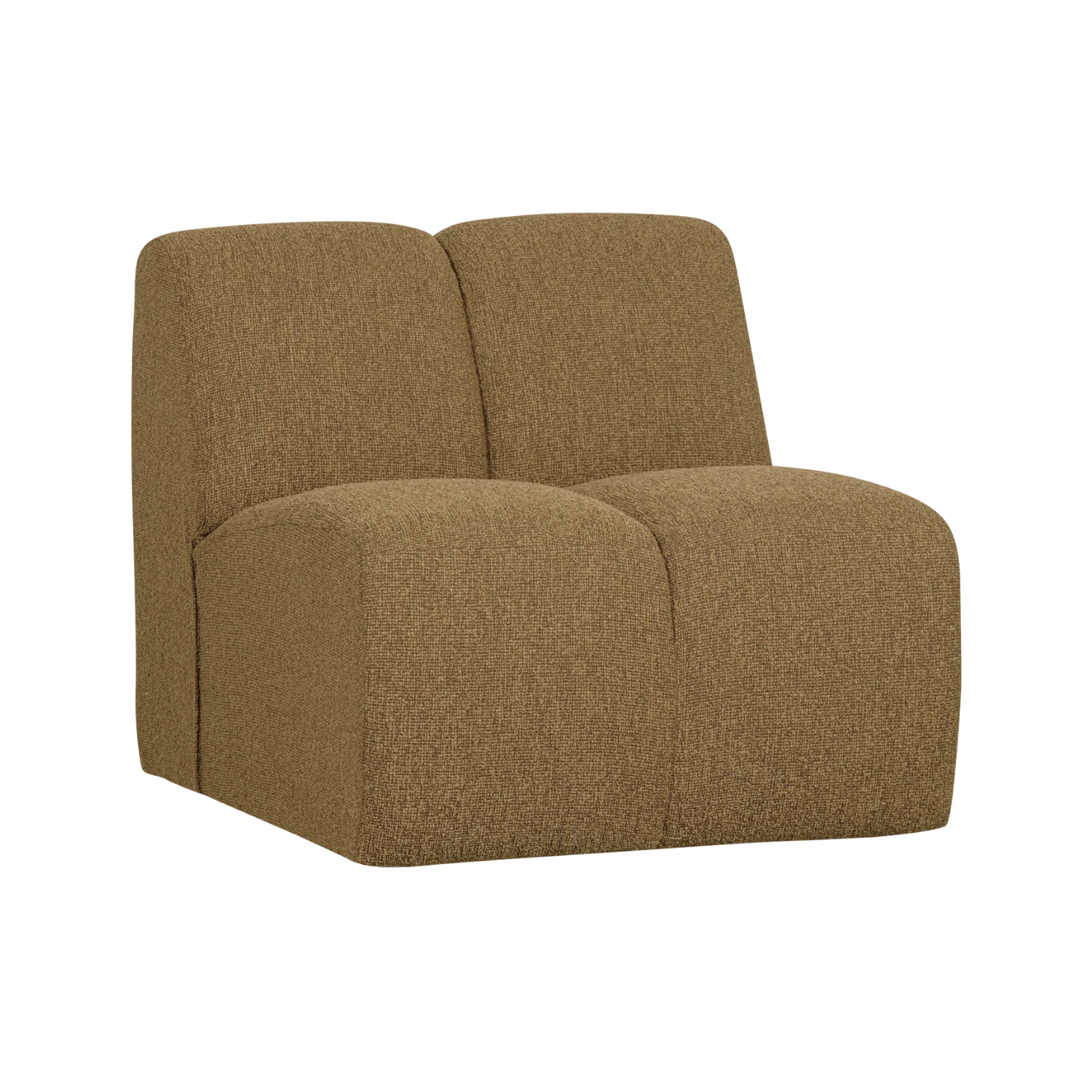 MOJO modular sofa - 1-seater dark honey bouclé