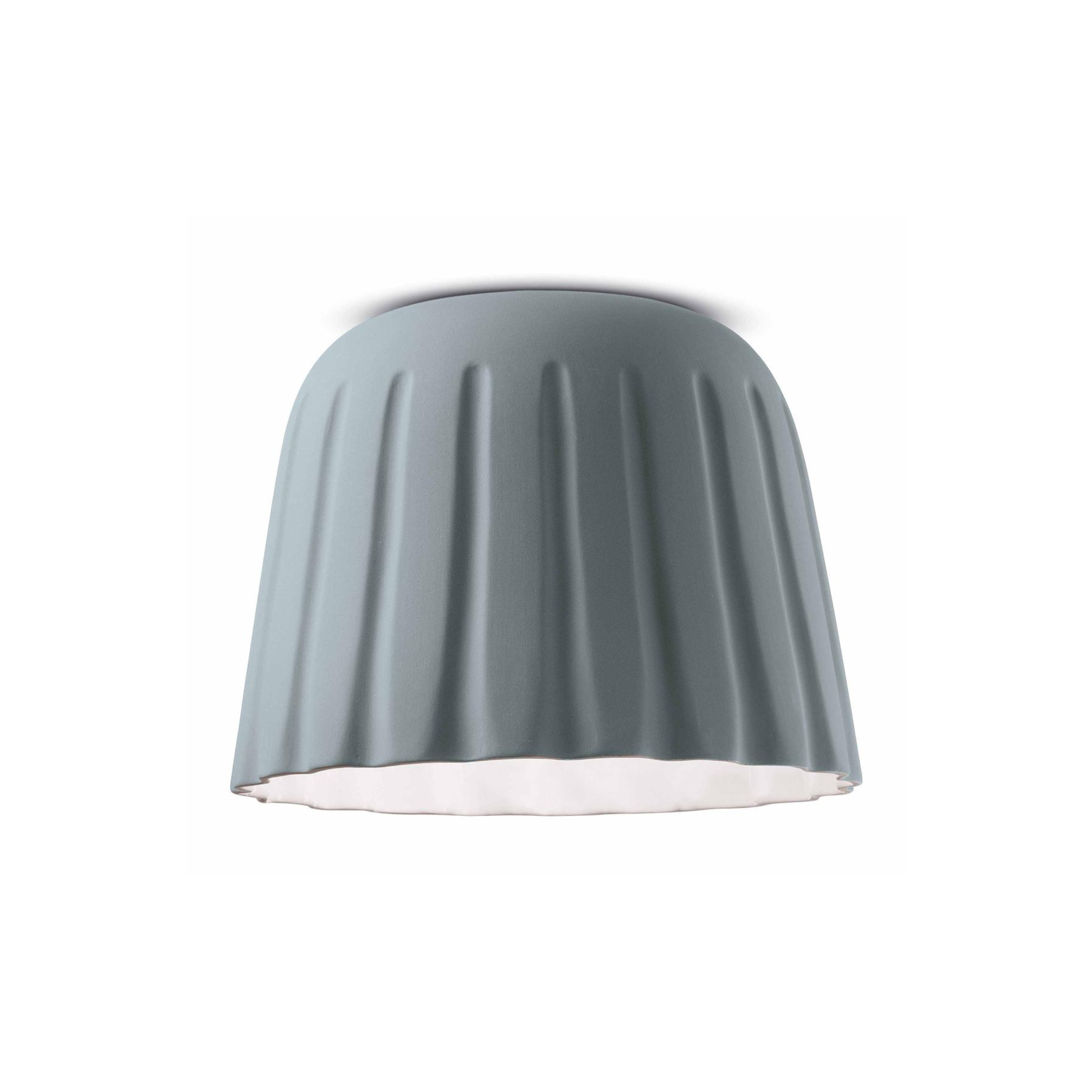 Ceramic ceiling lamp MADAME GRES gray