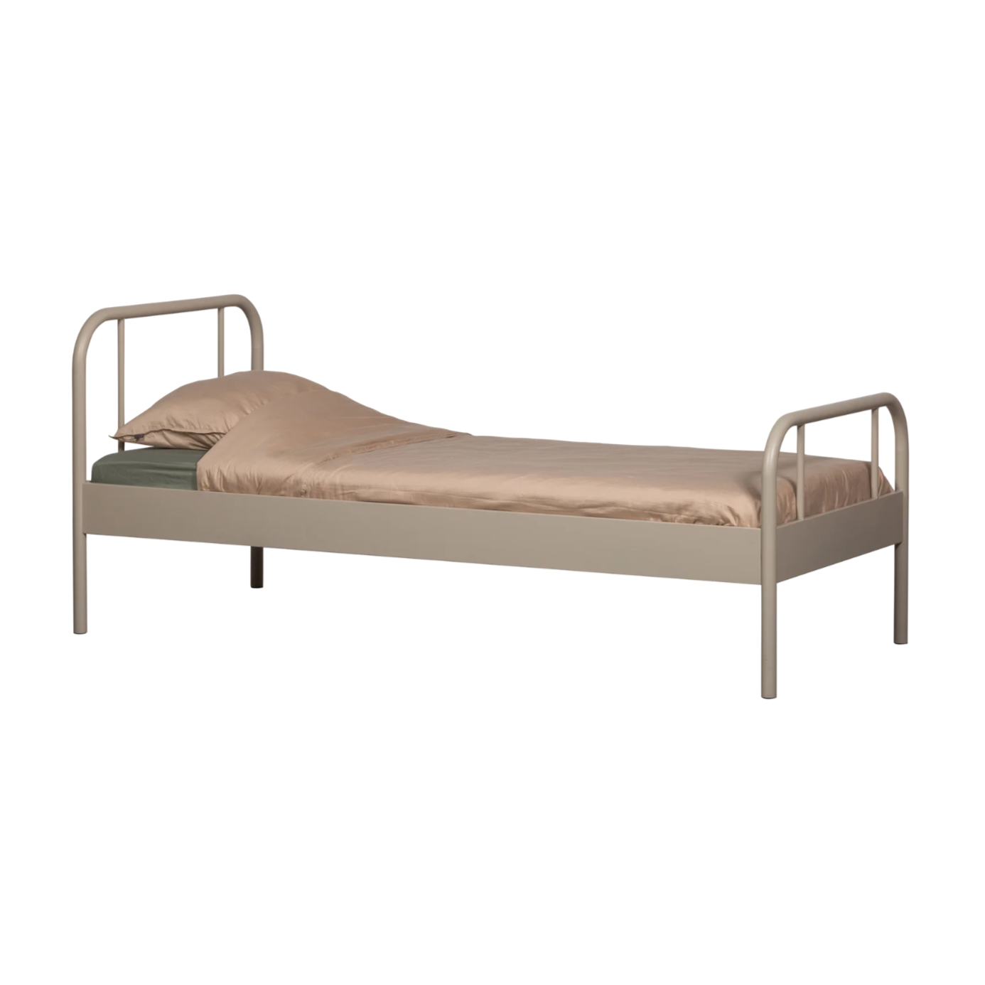 Einzelbett MATA sandfarben