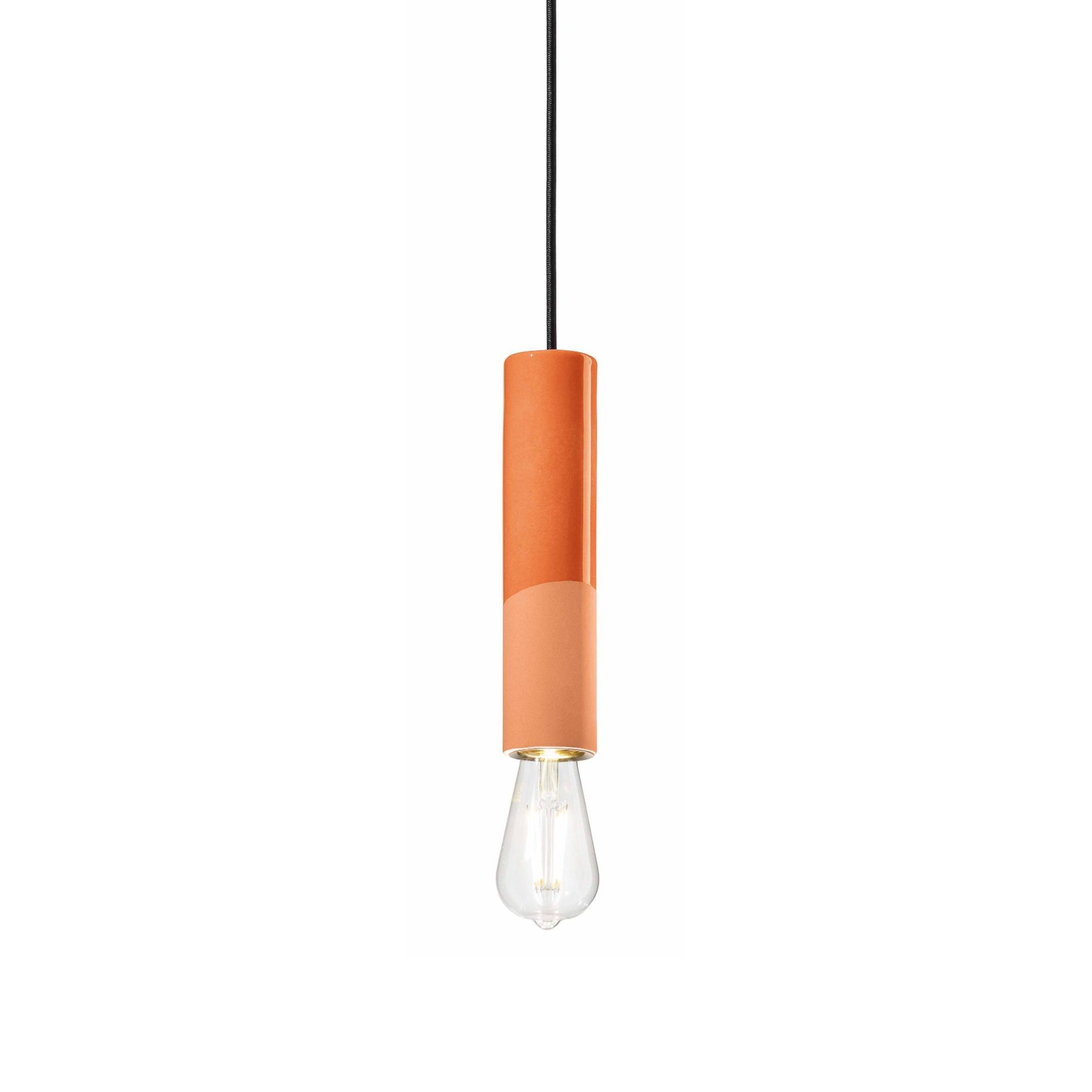 Keramik-Pendelleuchte PI orange