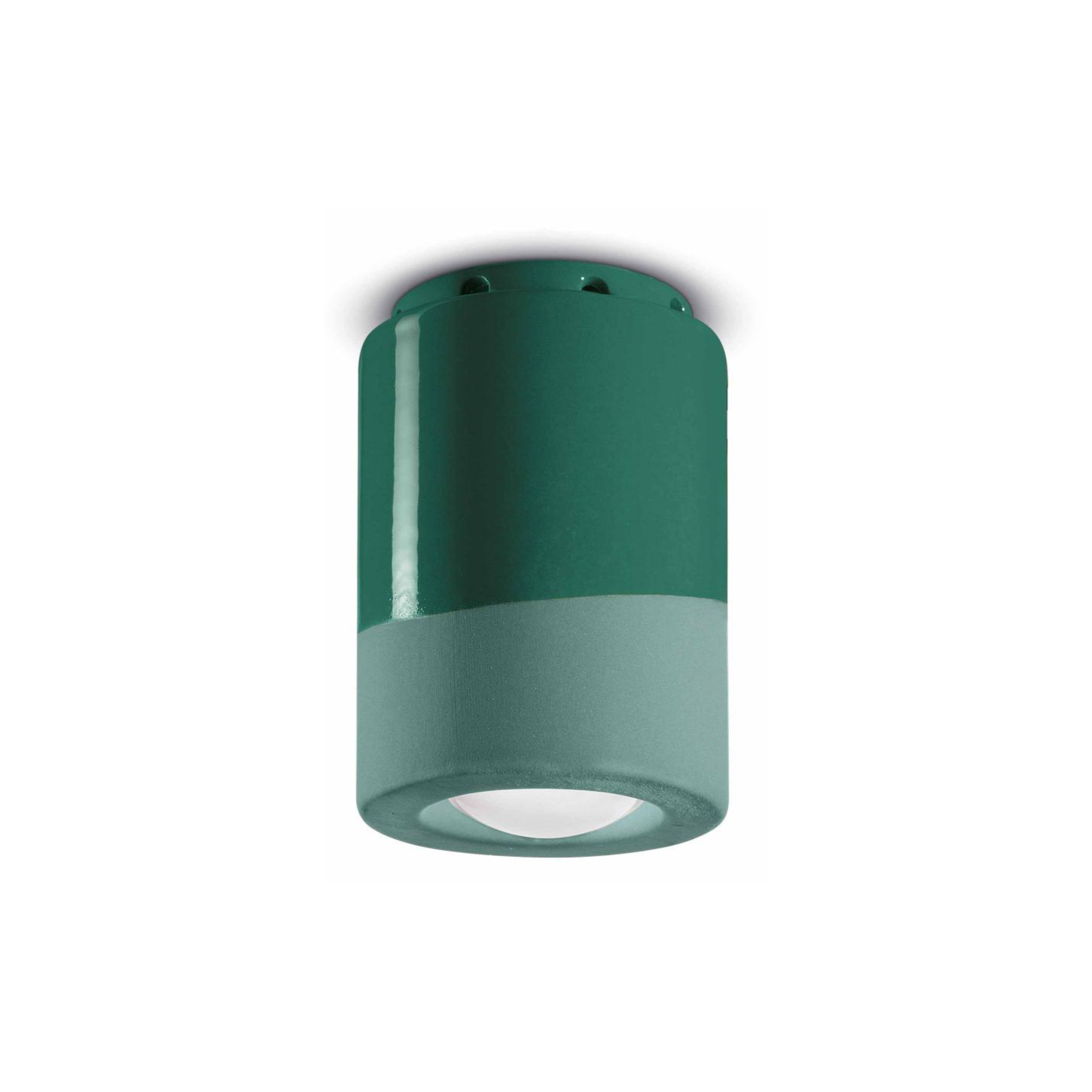 Ceramic spot lamp PI sage green
