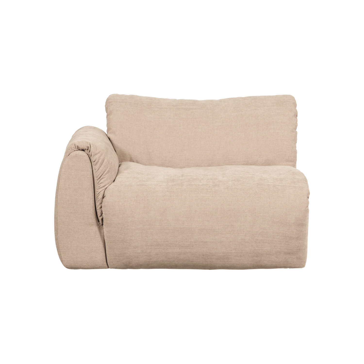 BAGGY modular sofa - left element in sand color