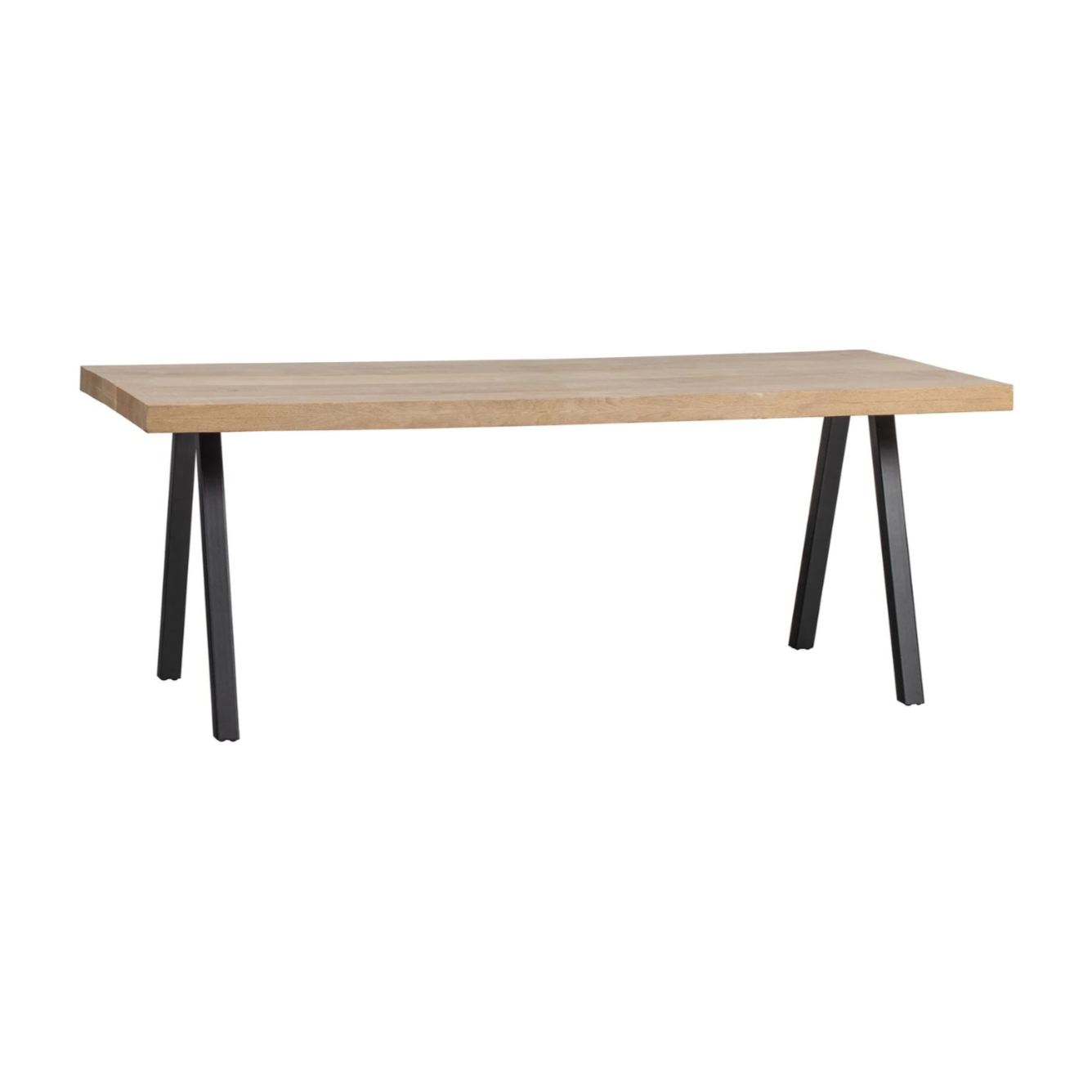 Rectangular Table TABLO Mango Wood with V-Shaped Base
