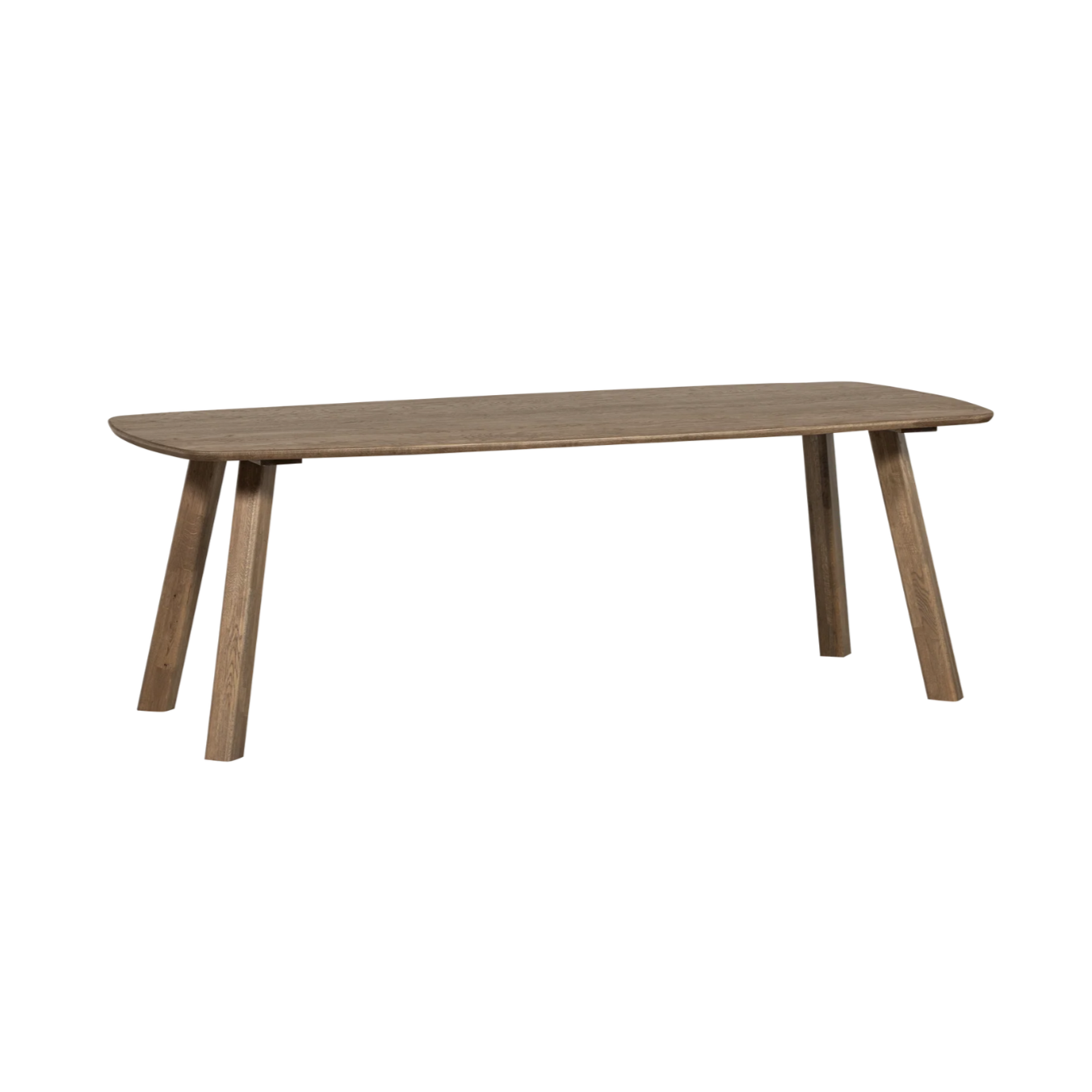Brown oval table TABLO