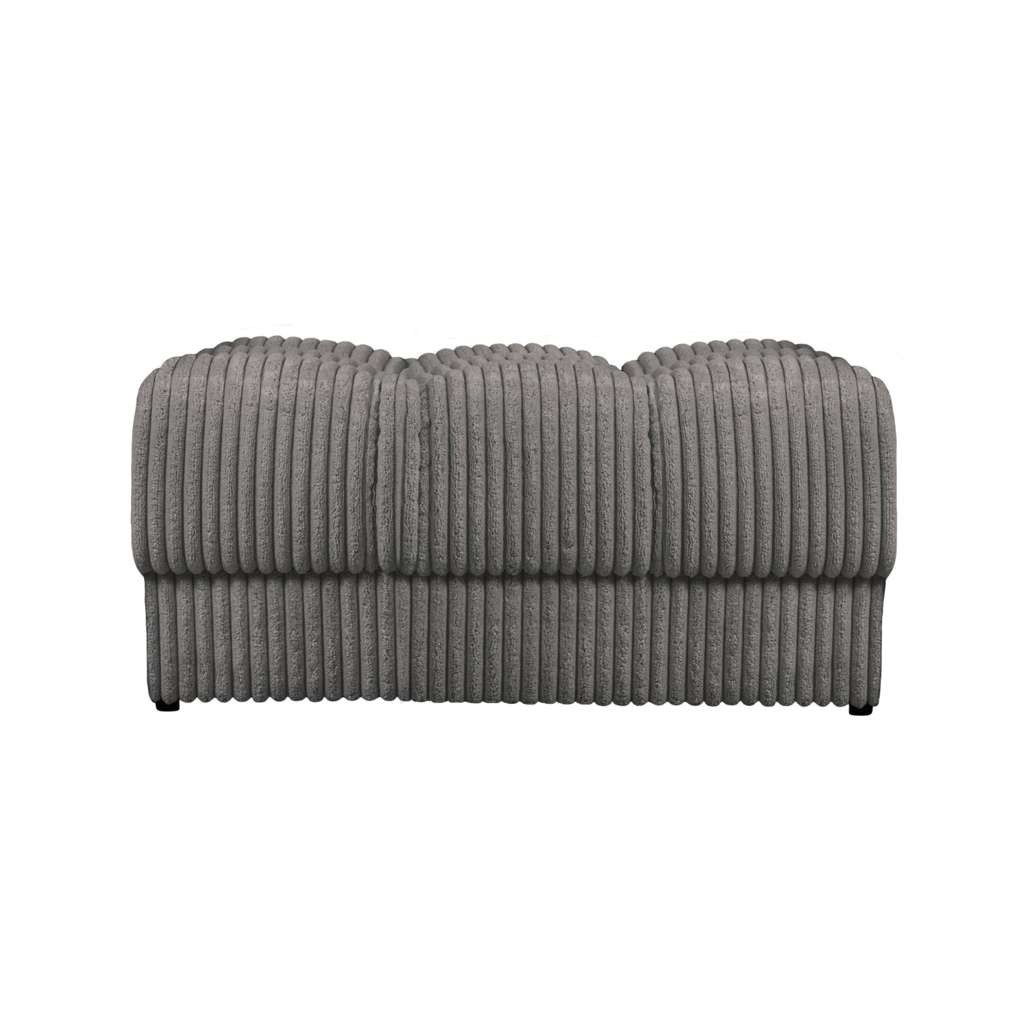Puf SECOND DATE grauer Cord