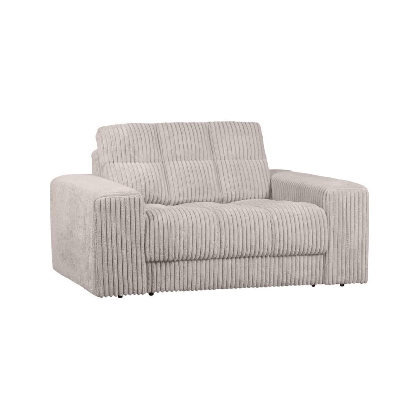 Sofa Loveseat ZWEITES DATE kremfarbenes Cord