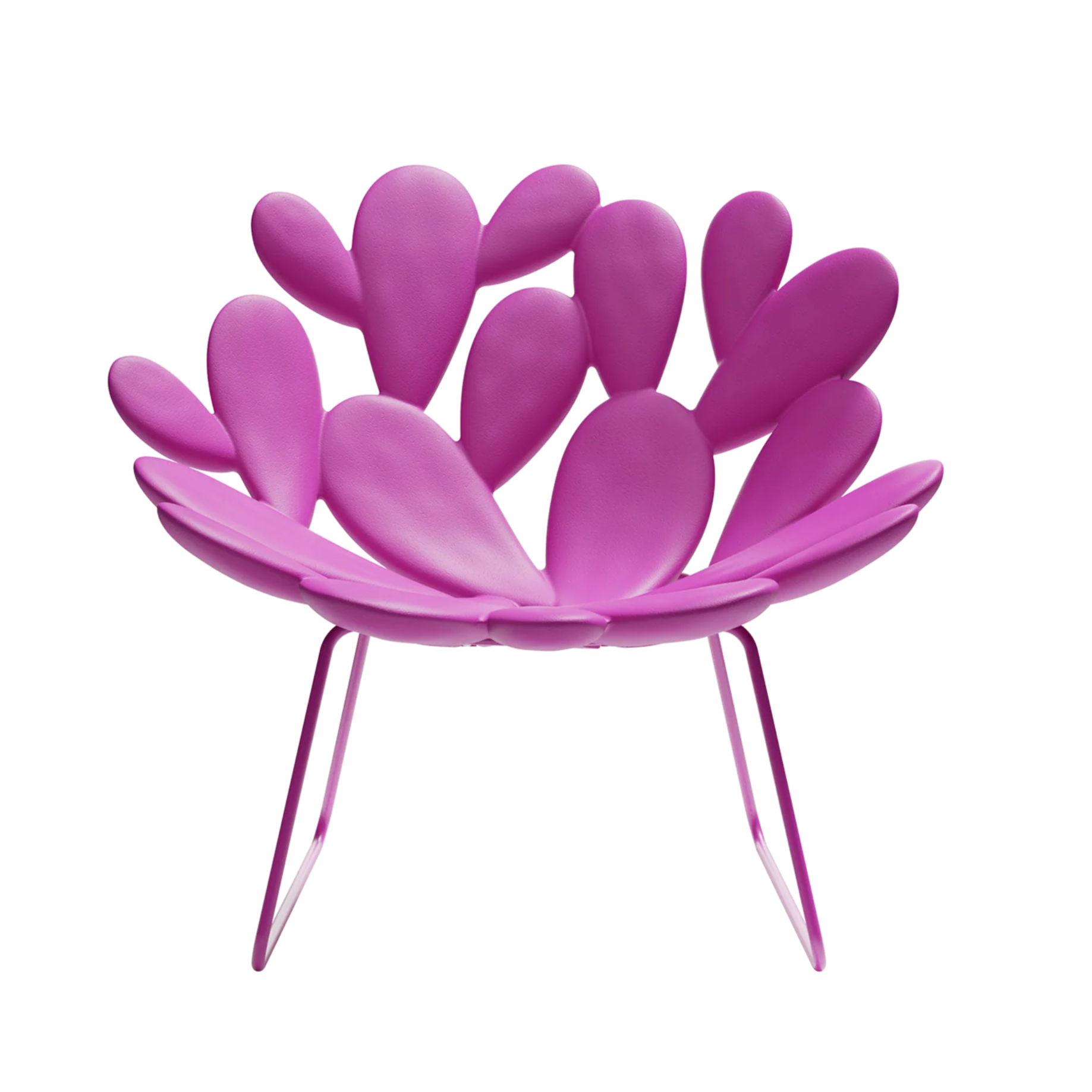 Gartenstuhl FILICUDI rosa mit Kufenbasis