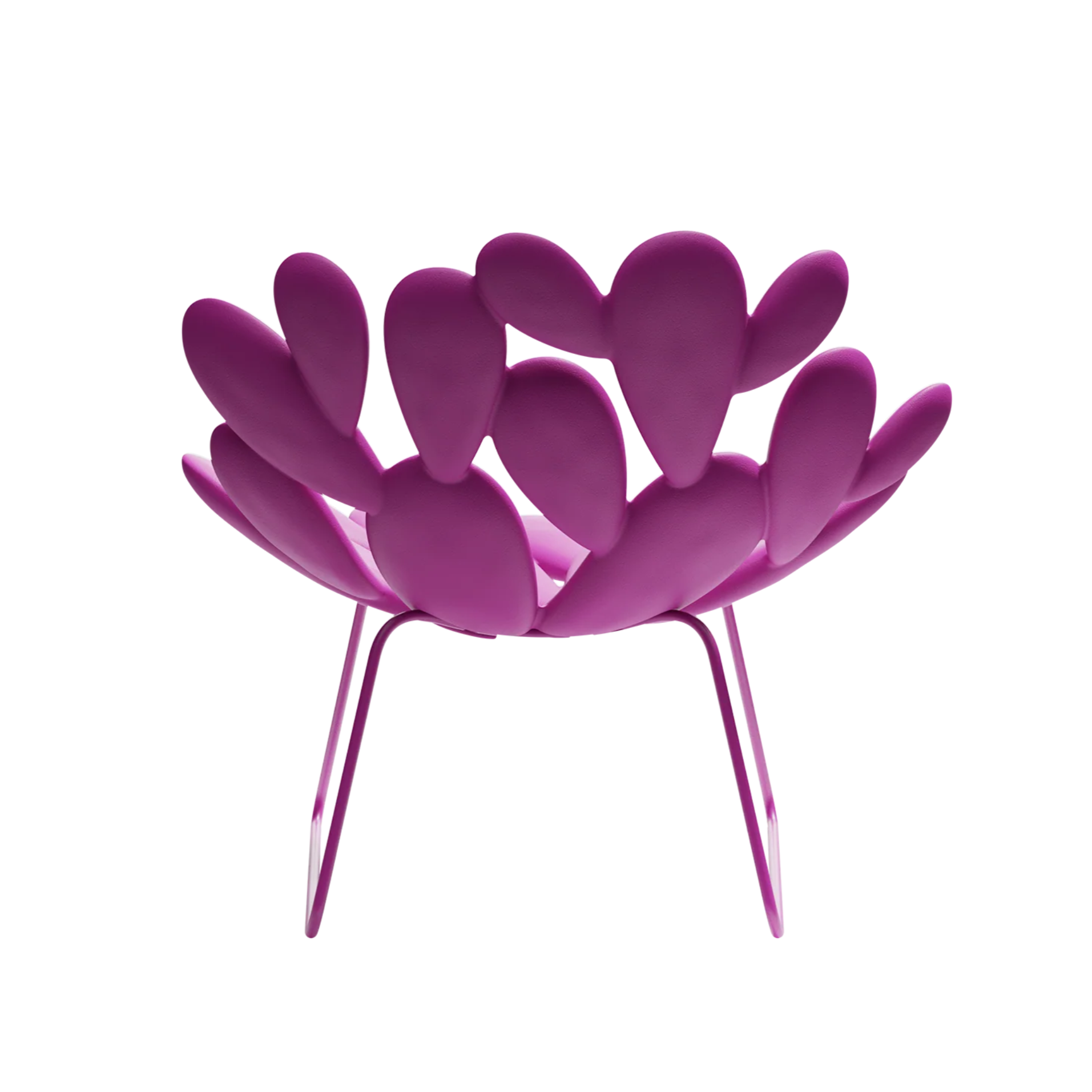 Gartenstuhl FILICUDI rosa mit Kufenbasis