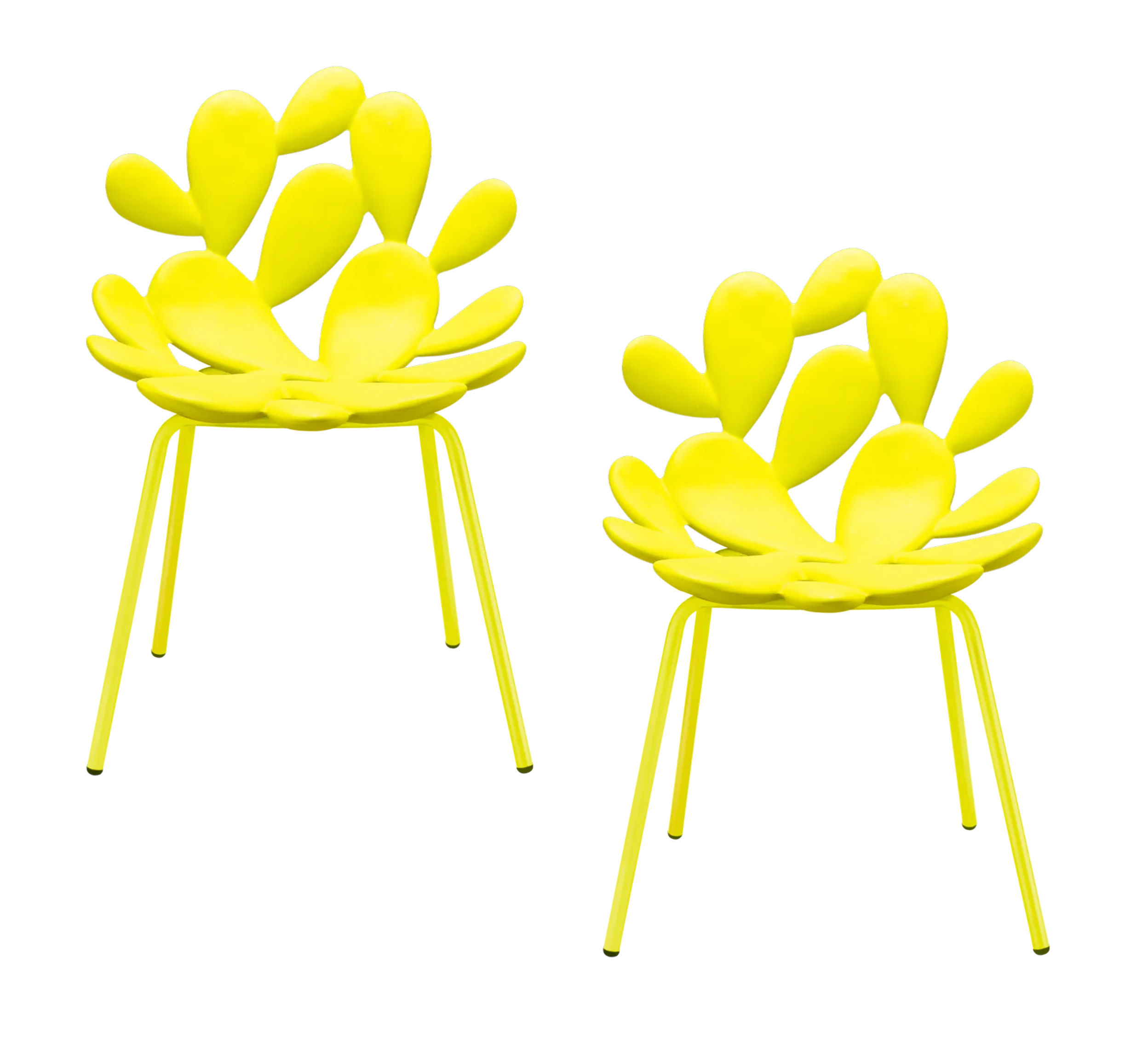 FILICUDI gelbes Gartenstuhl-Set