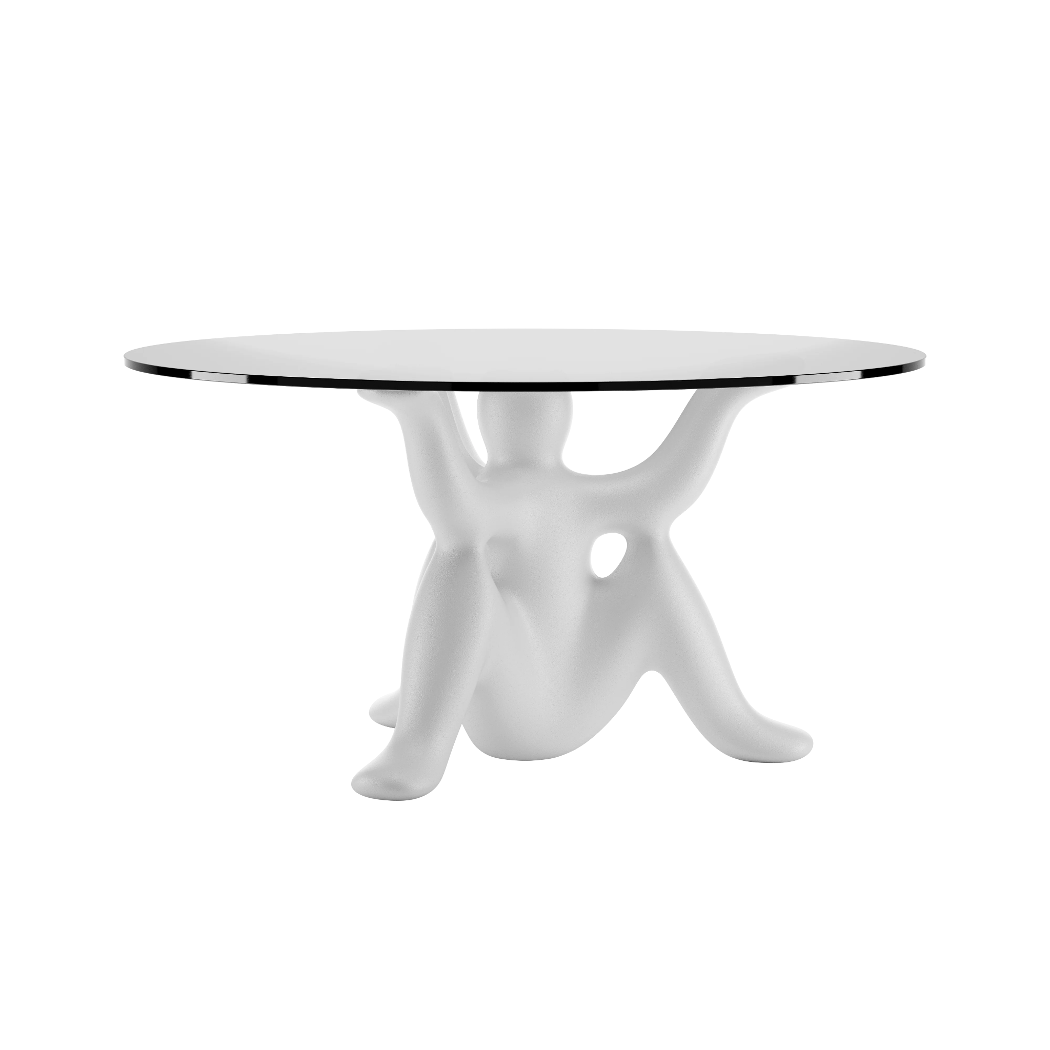 HELPYOURSELF white round table