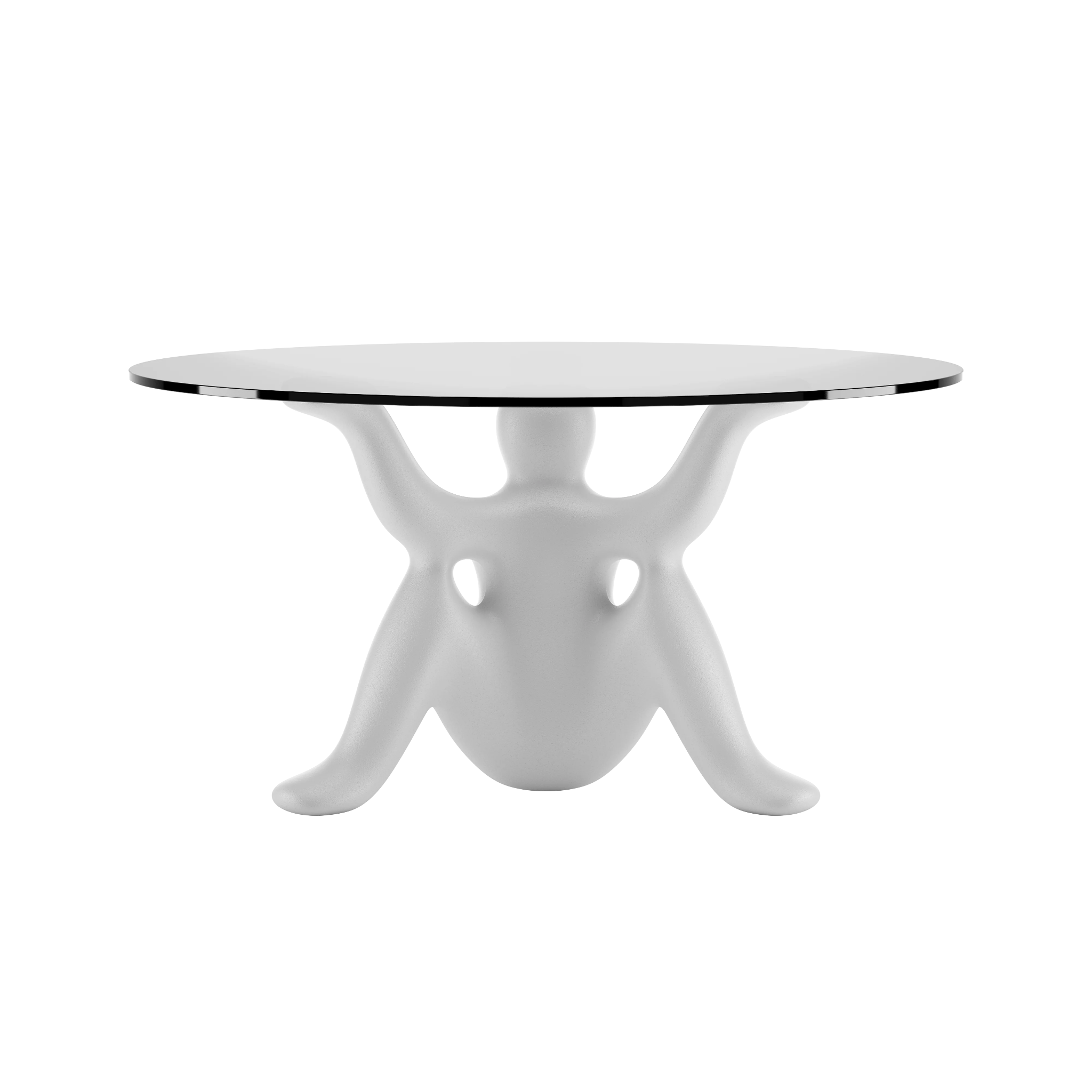 HELPYOURSELF white round table