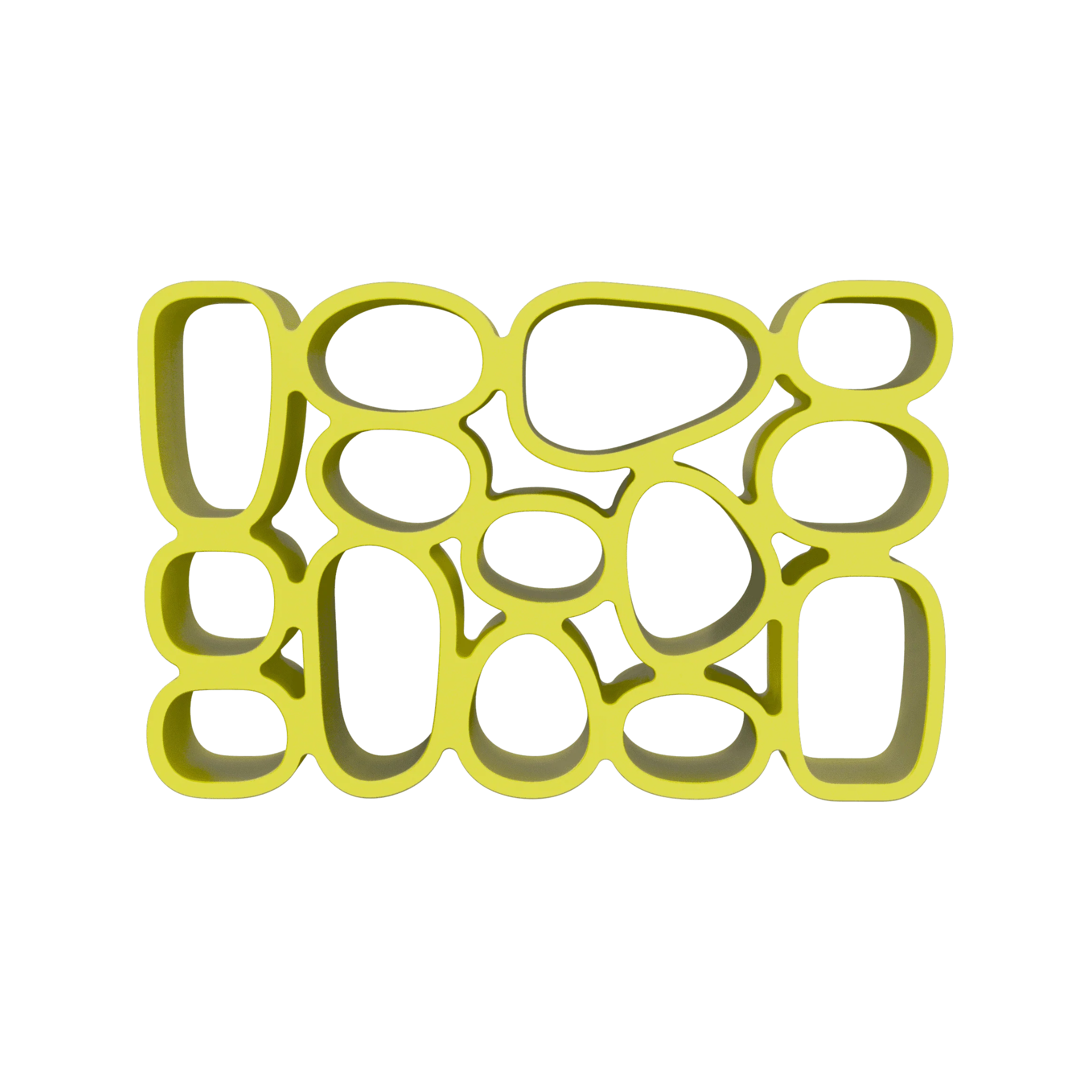 KOIBUCHI mustard yellow bookcase