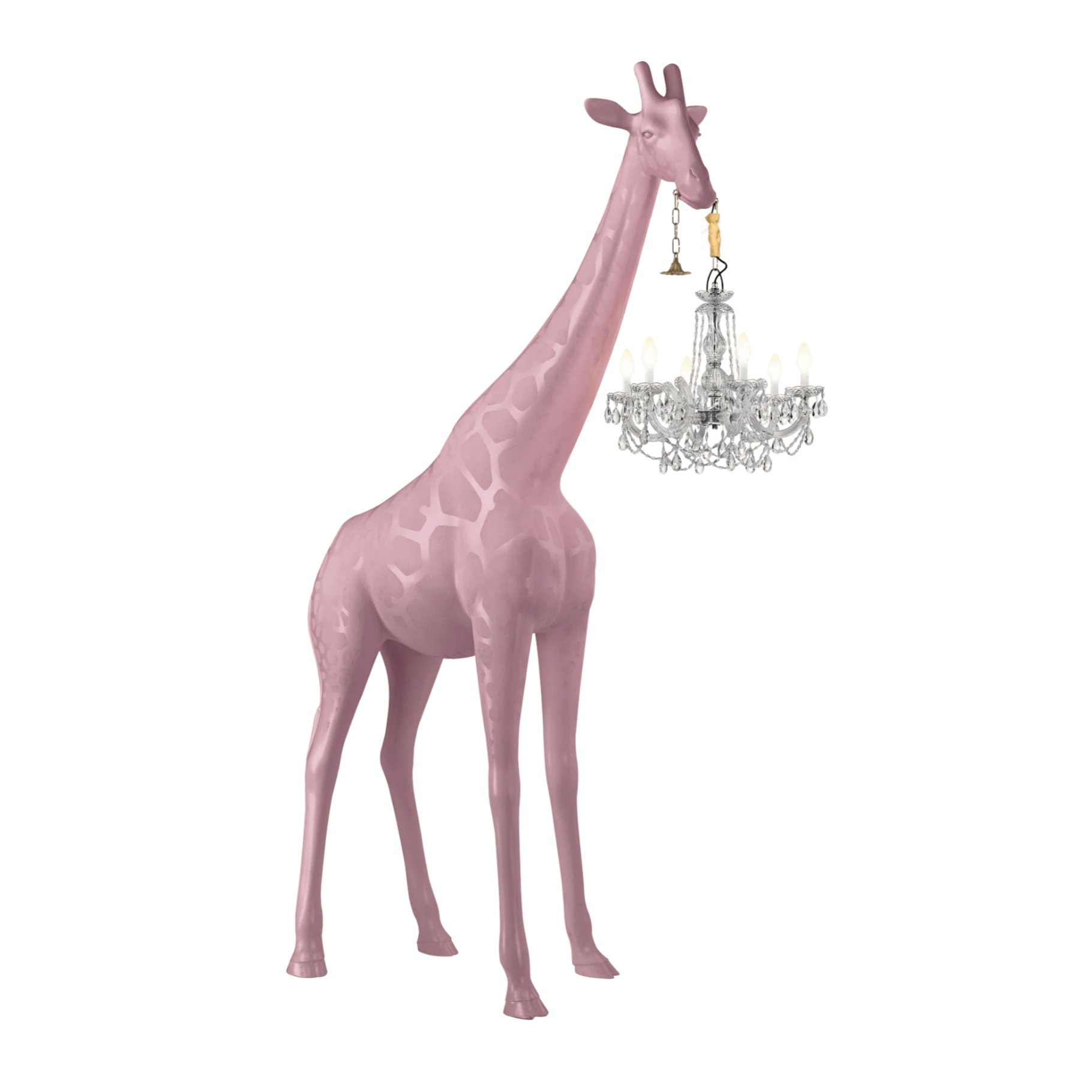 Outdoor lamp GIRAFFE IN LOVE M pink