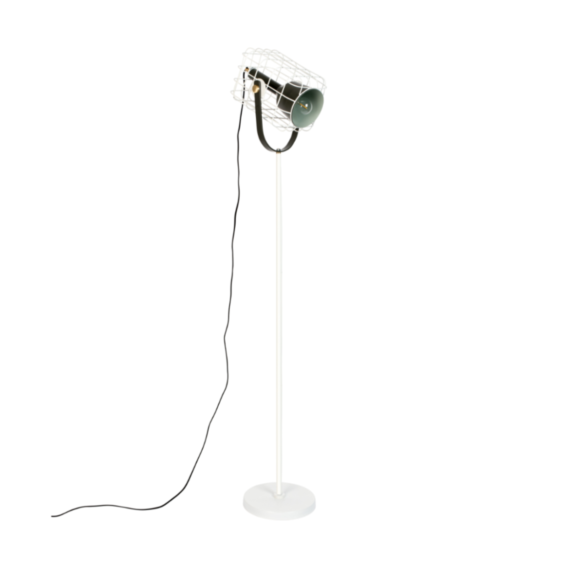 White CAGE Floor Lamp