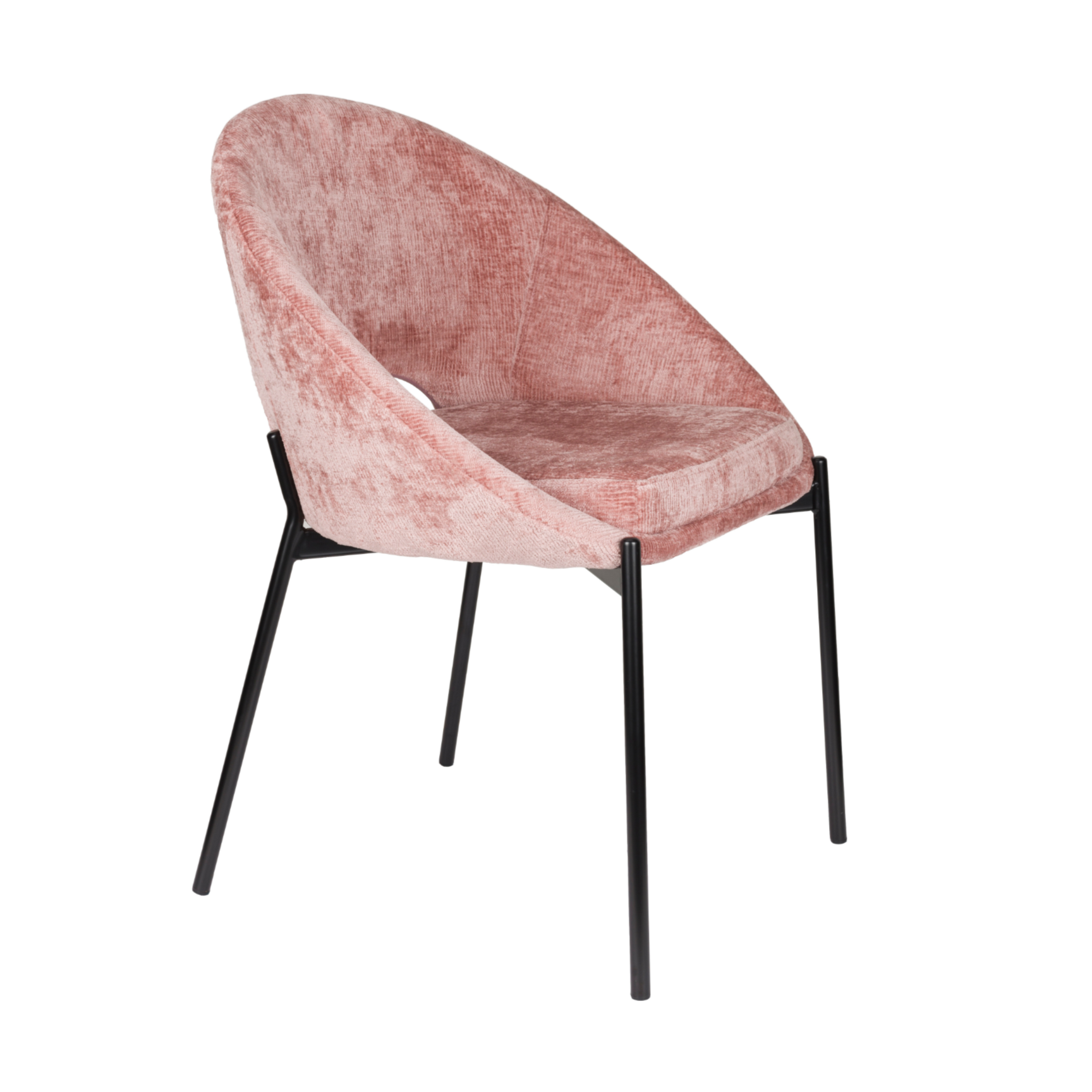 DANDO chair pink with black base