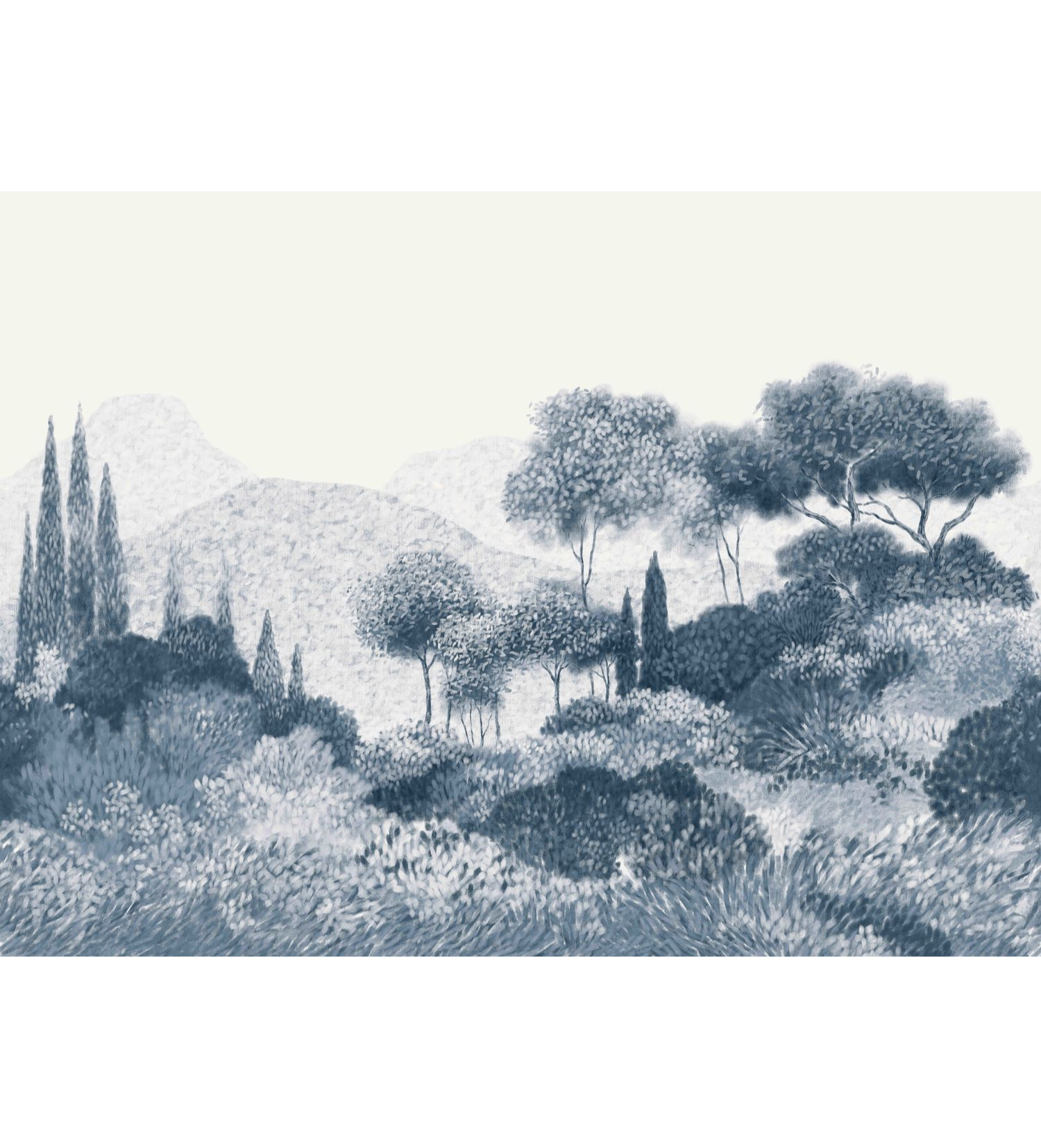 Mural MAQUIS CORSE blue