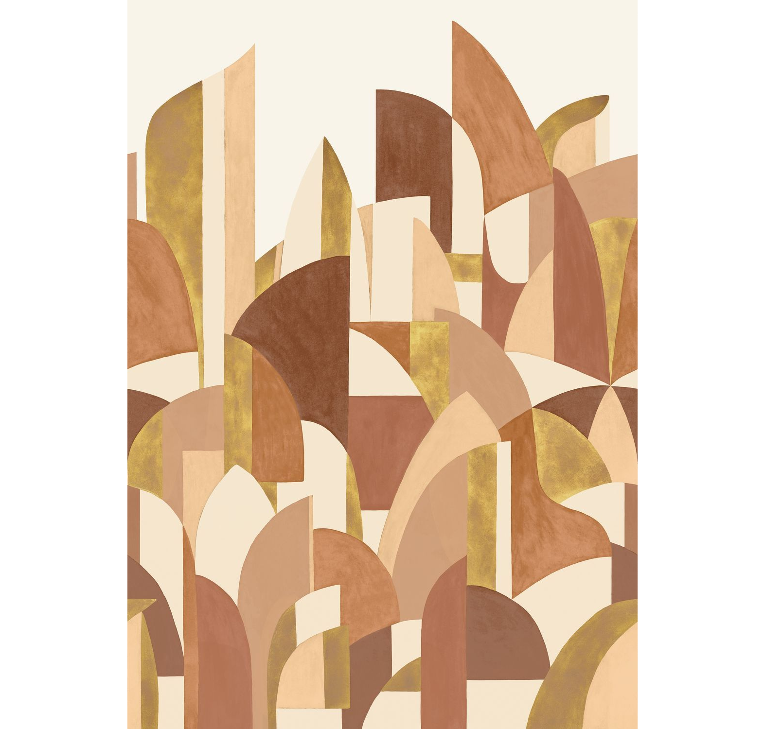 Wandbild PABLO beige-orange