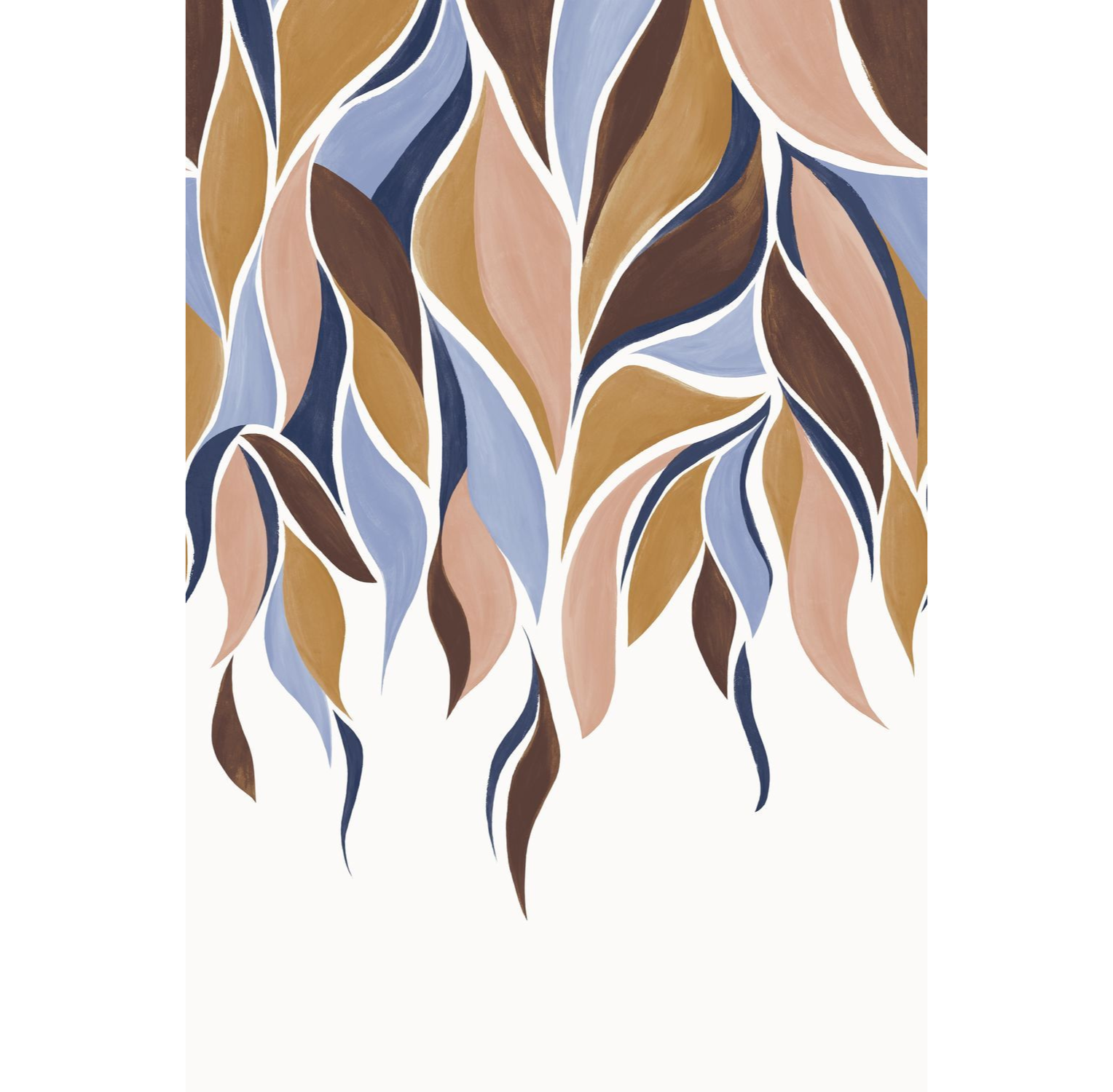 Wandbild GRACILIS braun mit blau