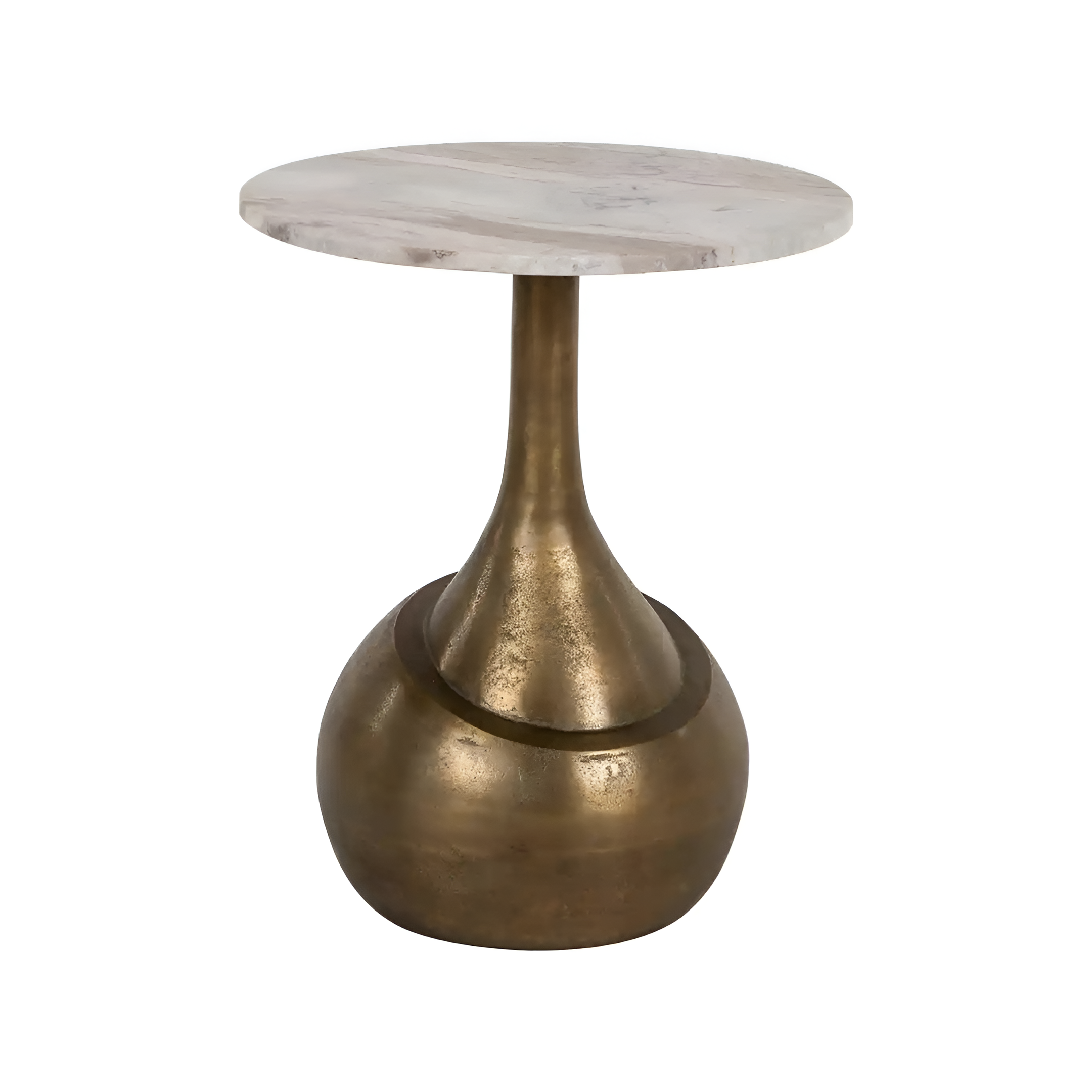 SIA Side Table Antique Gold