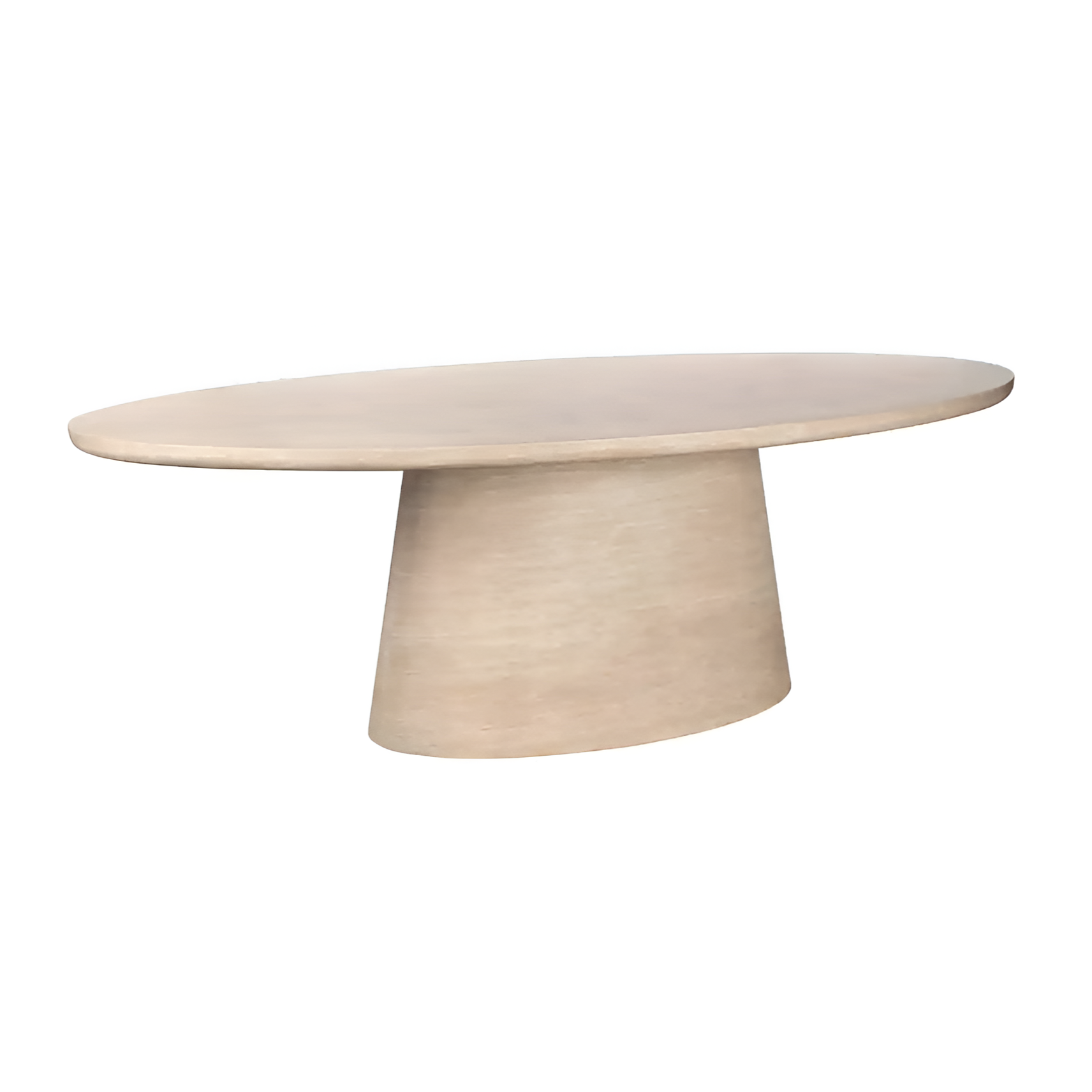 Ovaler Tisch FICTUS beige