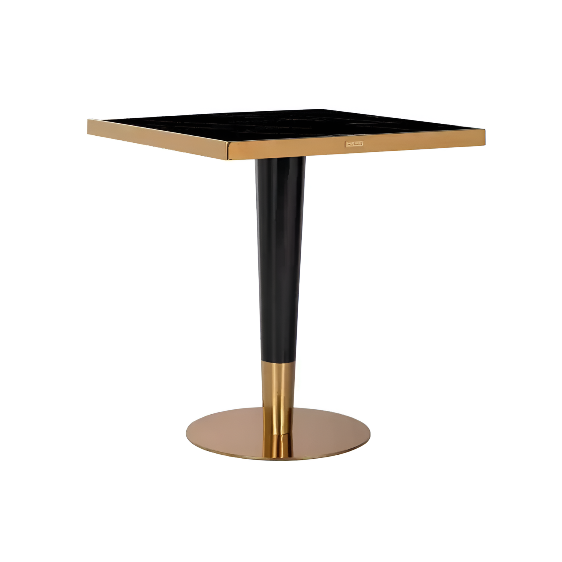 Barhocker CAN ROCA schwarz mit Gold