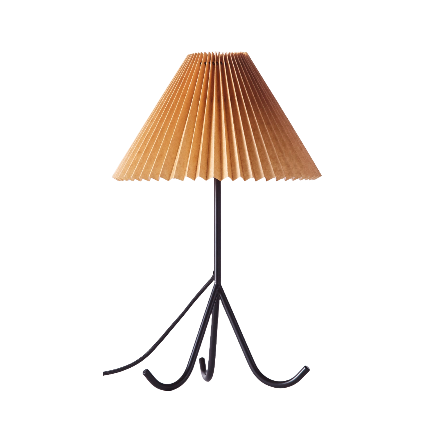 GERALDINE table lamp ochre with black base