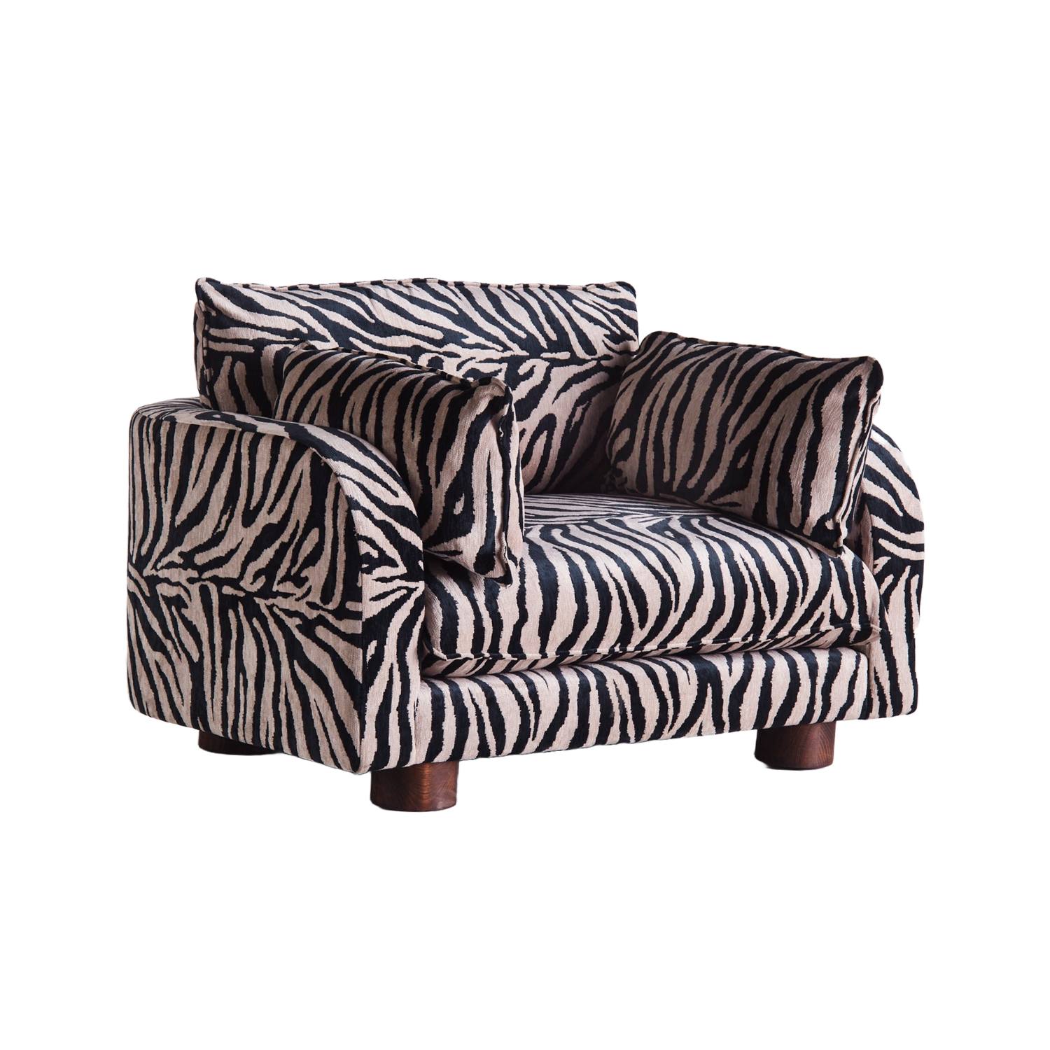 Fotel MILES LOVESEAT zebra