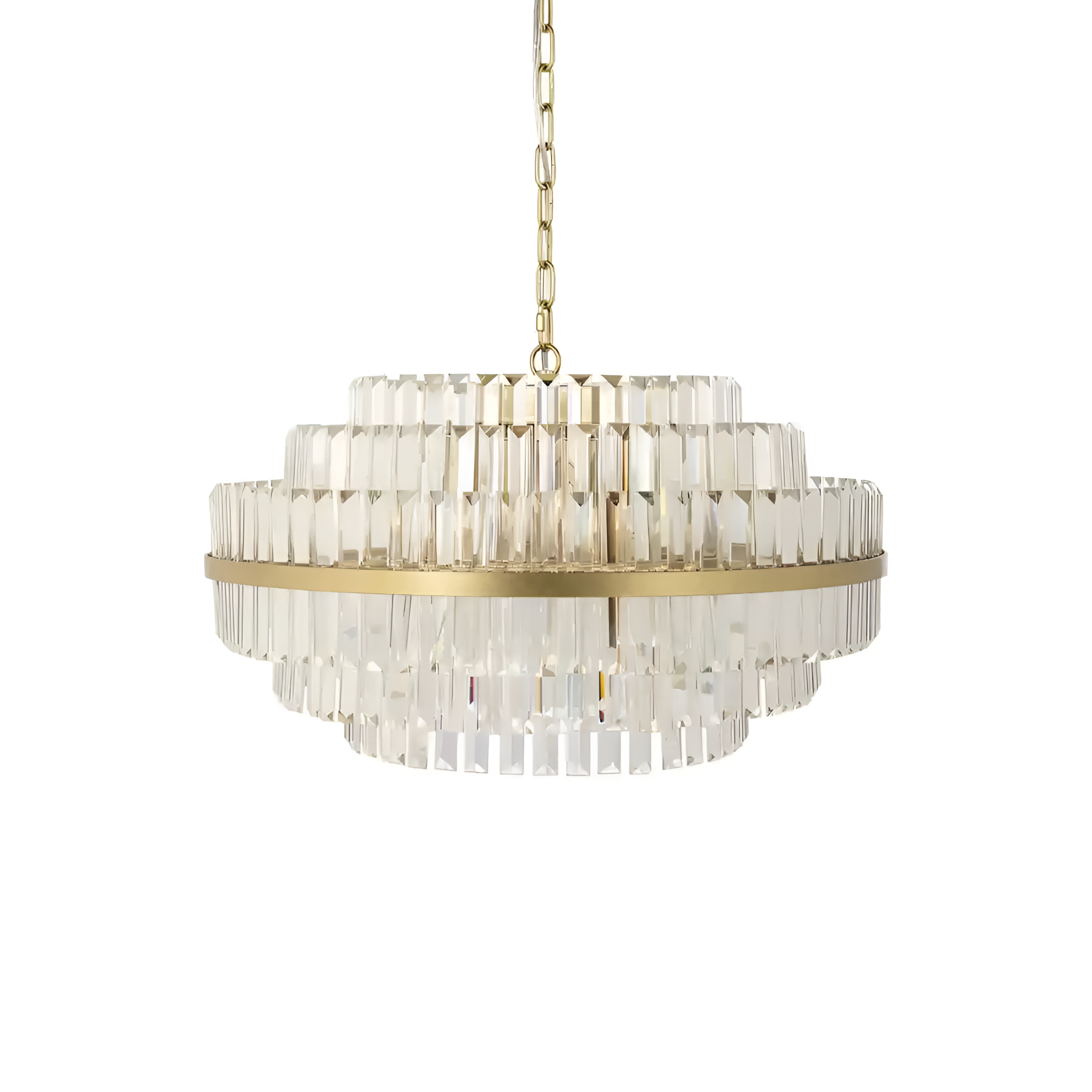 DESIRE crystal chandelier with gold