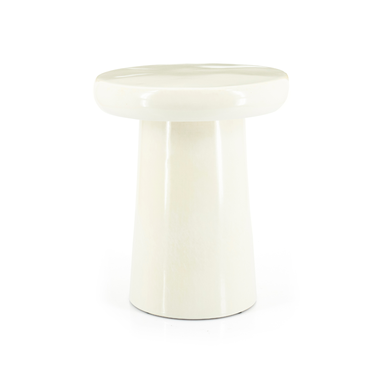 Beistelltisch GLAZE creme