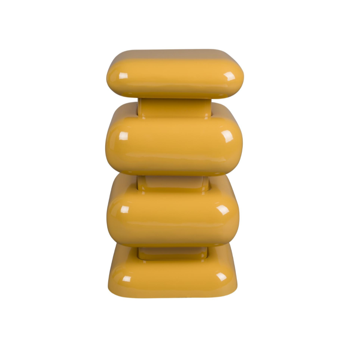 STUBBY yellow side table