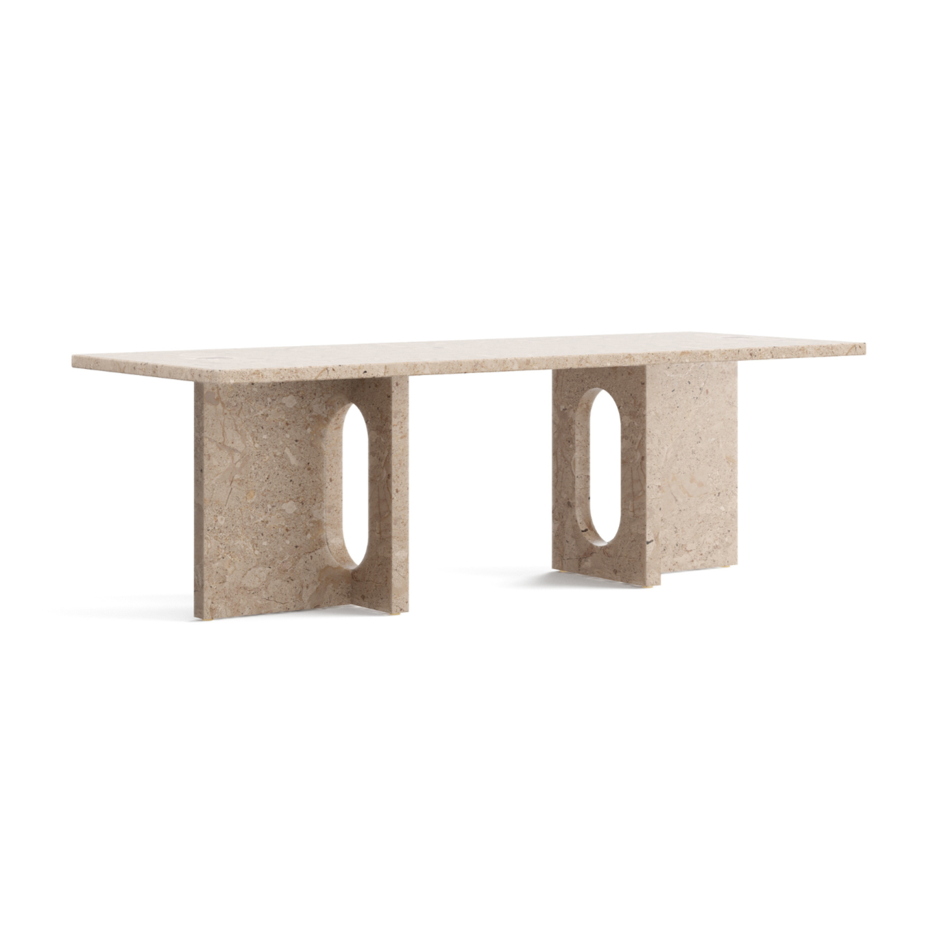 Couchtisch ANDROGYNE beige Marmor