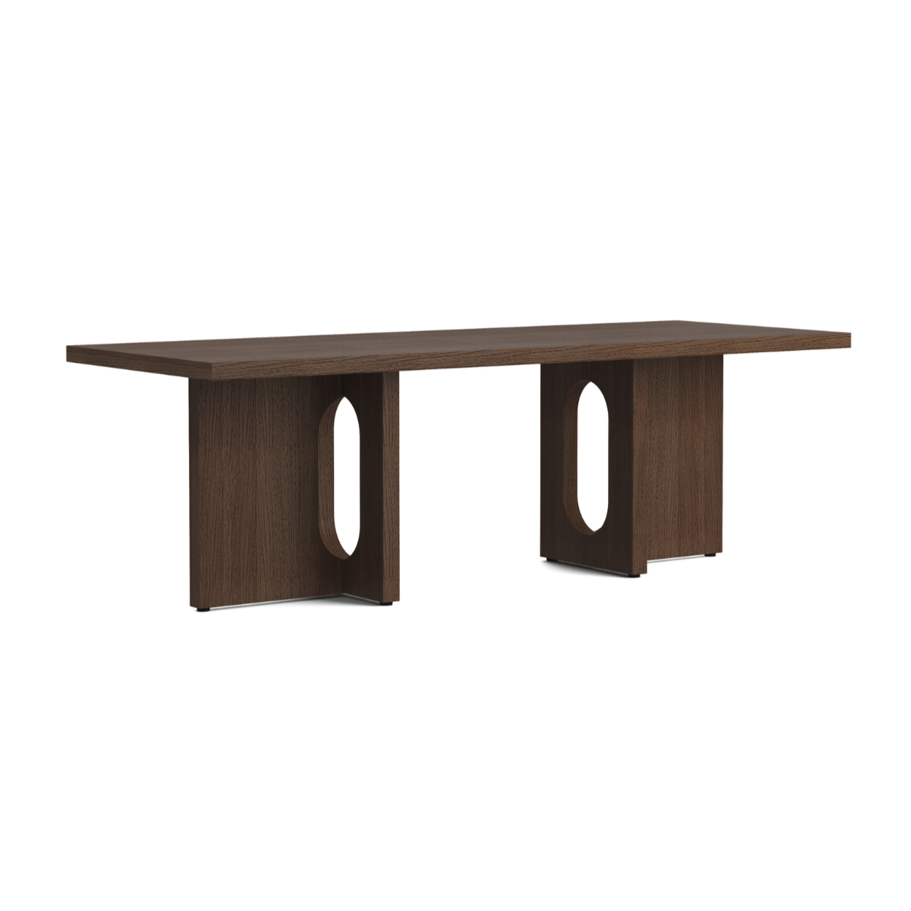 ANDROGYNE dark oak veneer coffee table