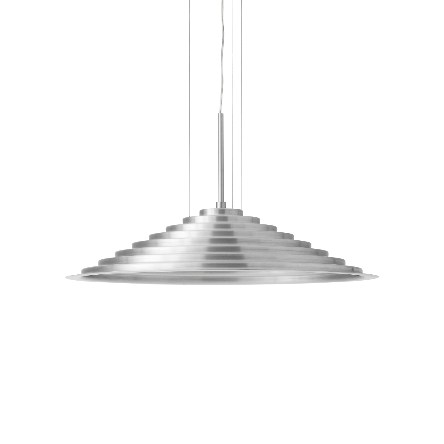 Pendelleuchte CHANCERY poliertes Aluminium
