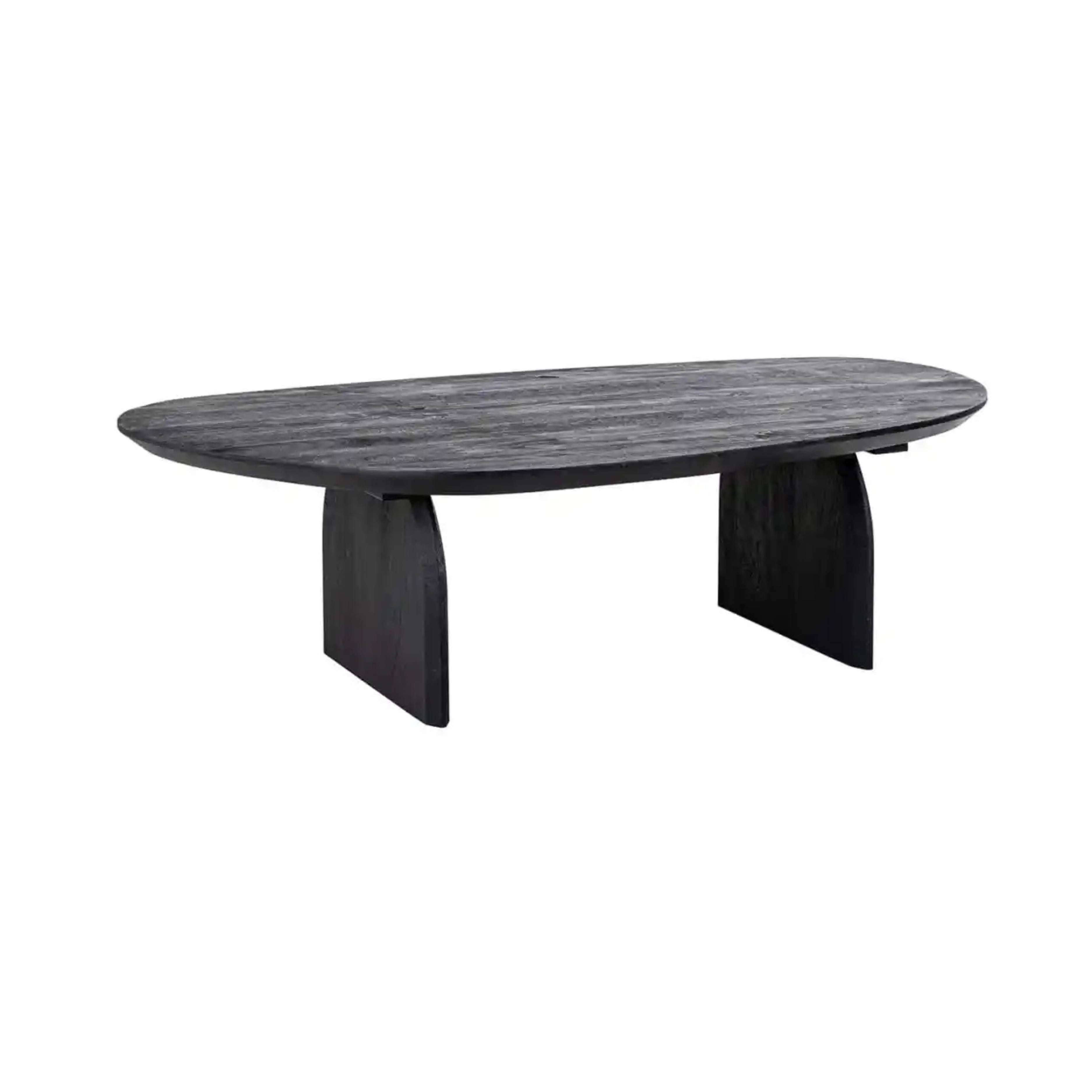 Couchtisch HUDSON schwarzes Mangoholz