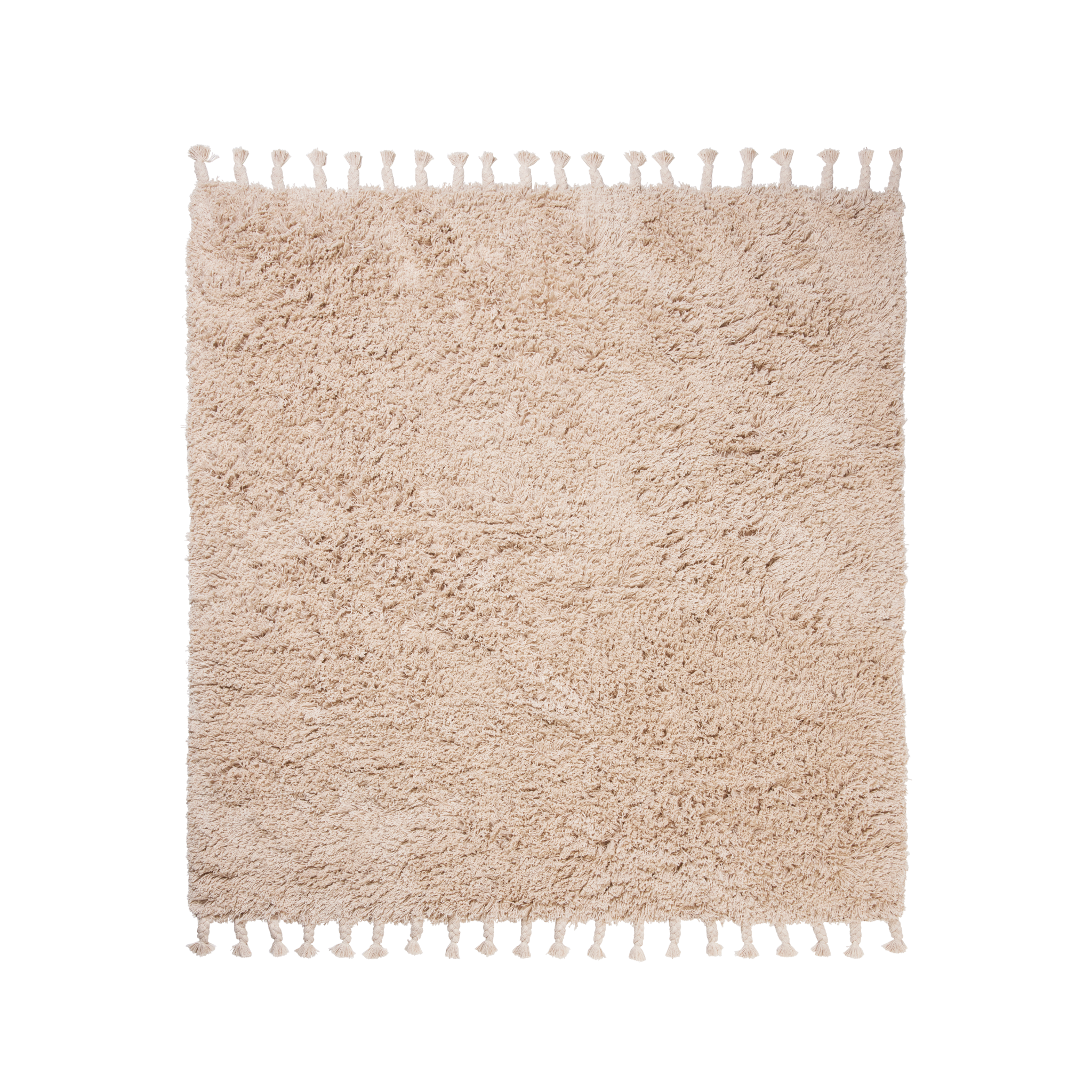 AMASS LONG PILE Beige Rug