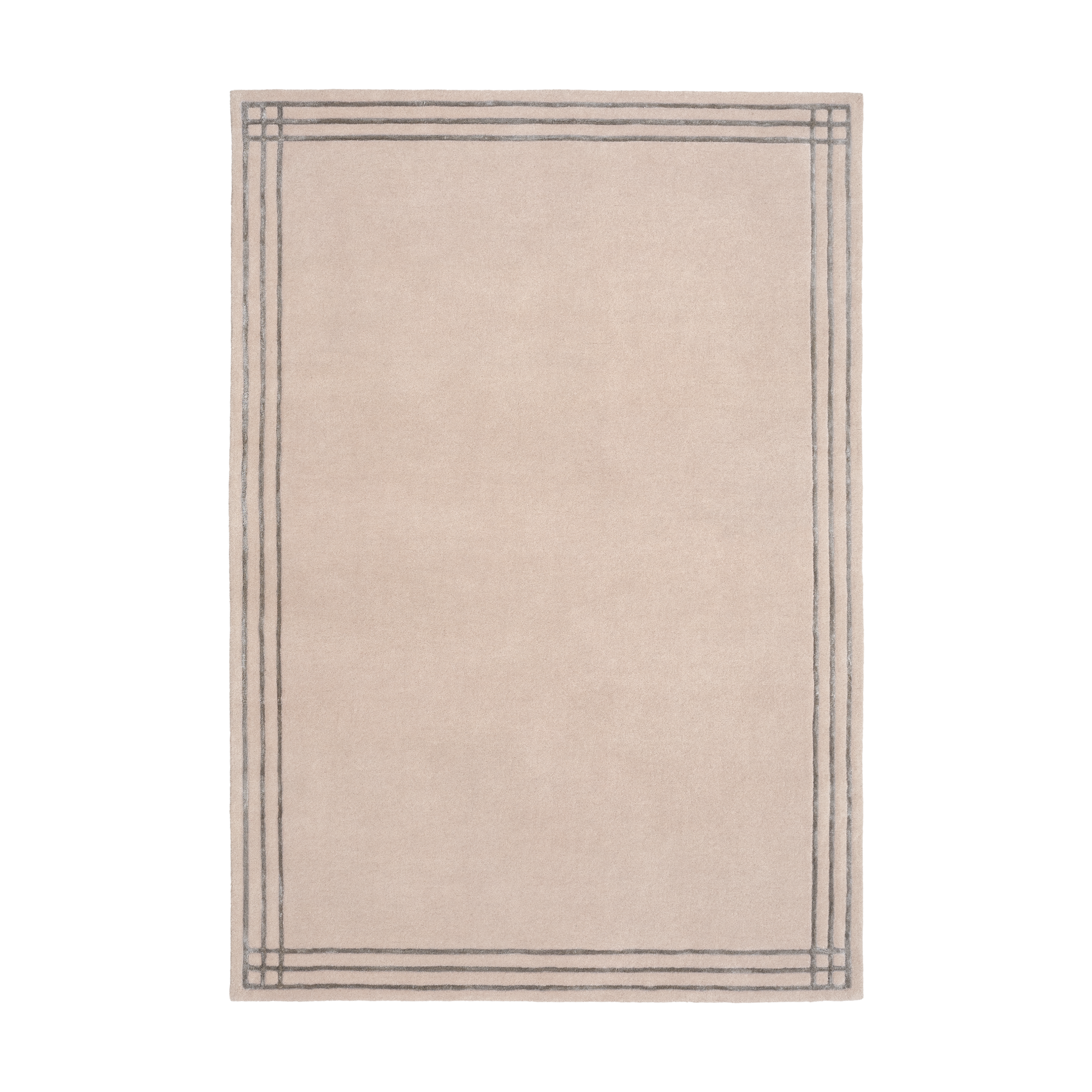 LINEA beige rug with light brown lines
