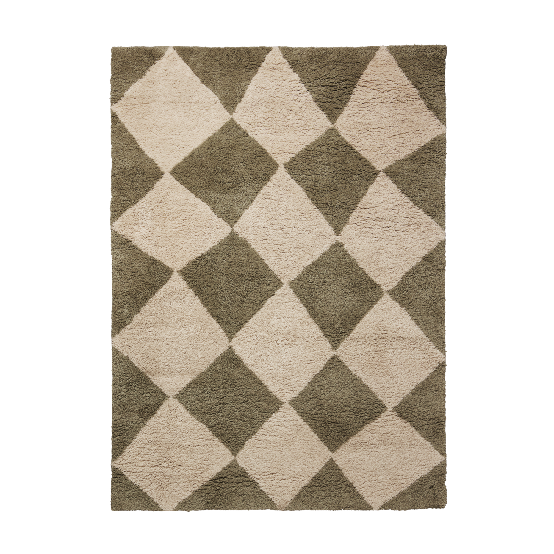 TILT rug green with sand