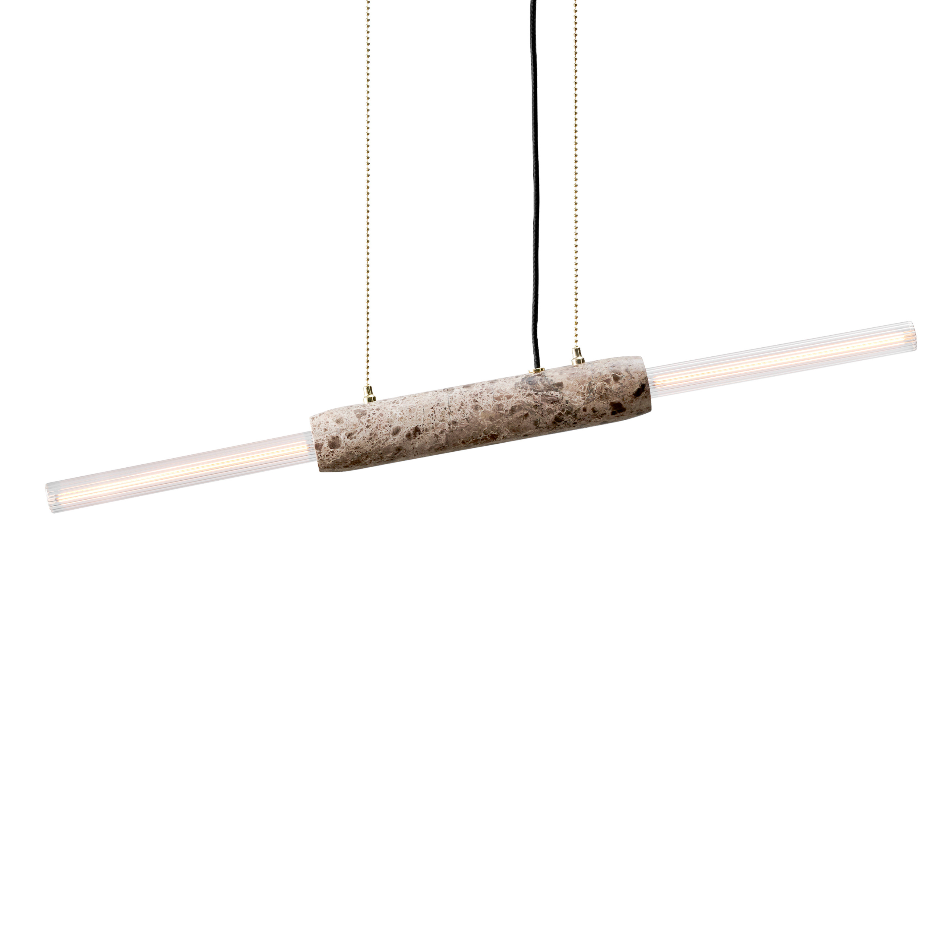 Pendelleuchte LIMBO brauner Marmor