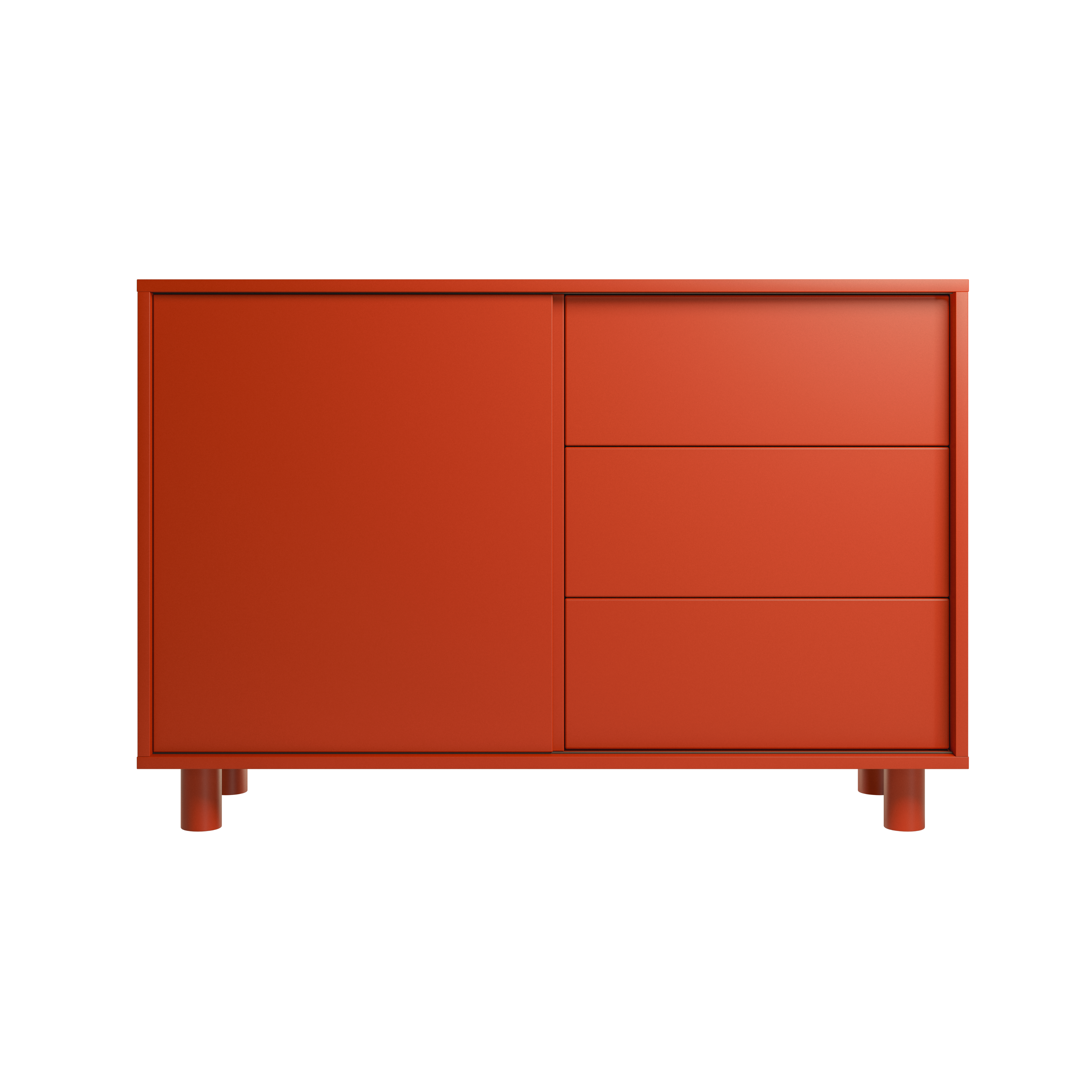 Komoda PAC czerwony rooibos