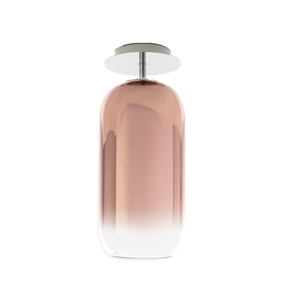 Ceiling lamp GOPLE copper with silver finish