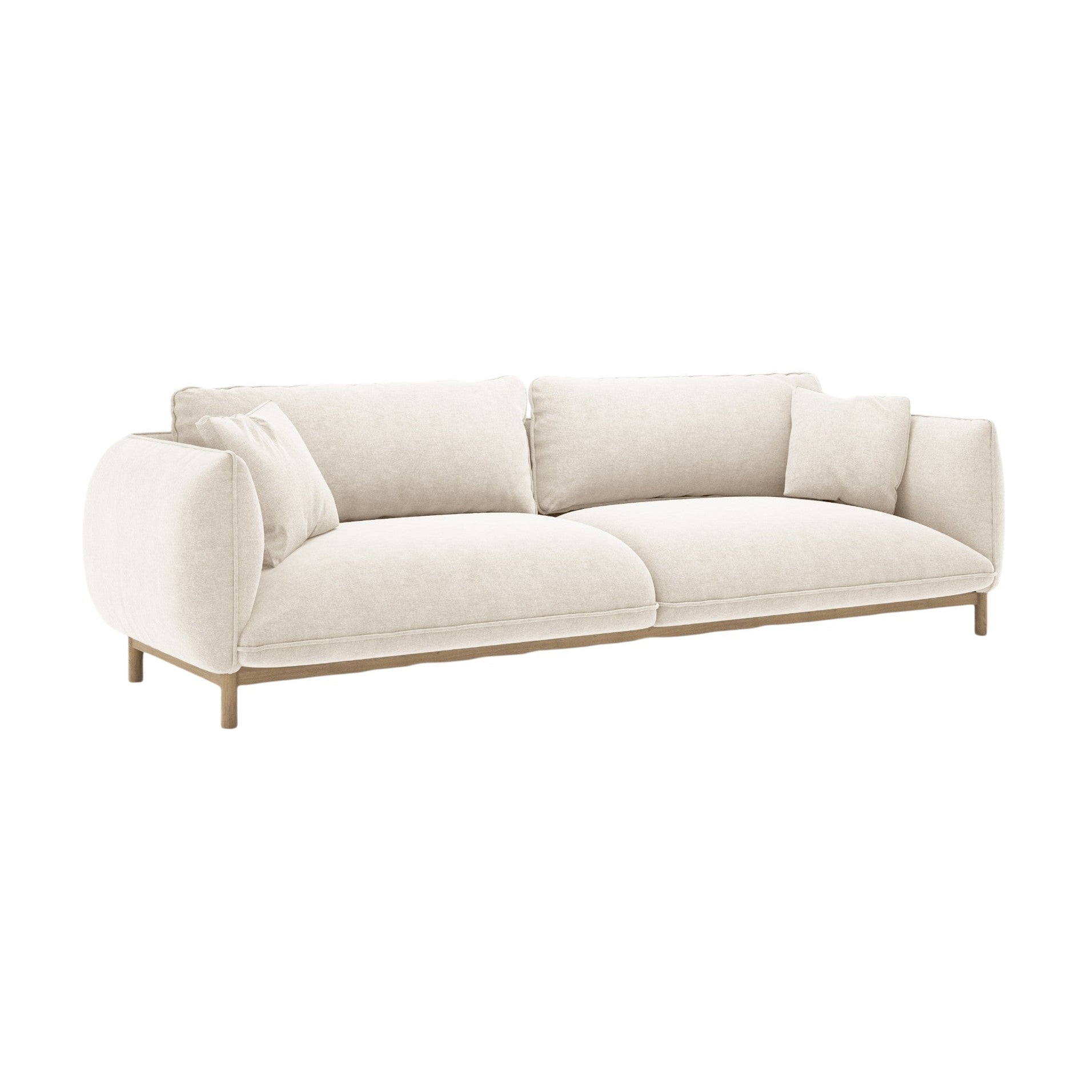 4-seater Sofa ADA ivory chenille