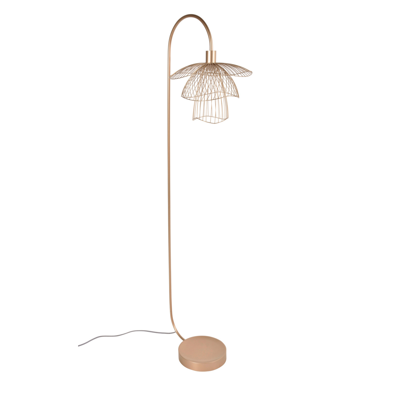 Stehlampe PAPILLON champagnergold