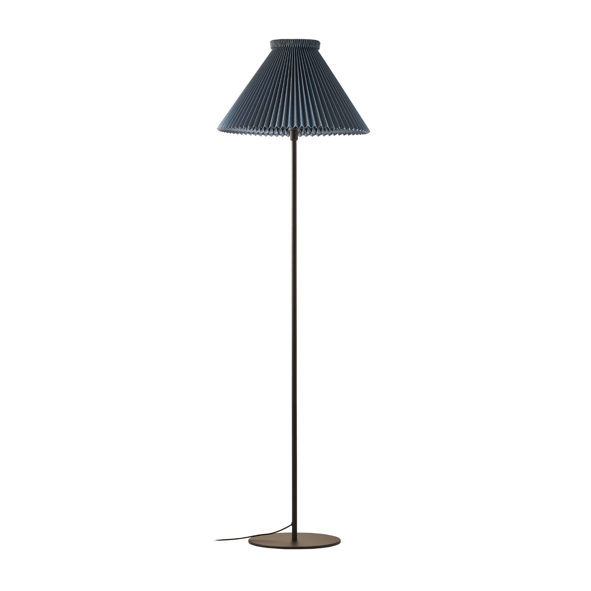 Floor lamp MODEL 334 blue with black base