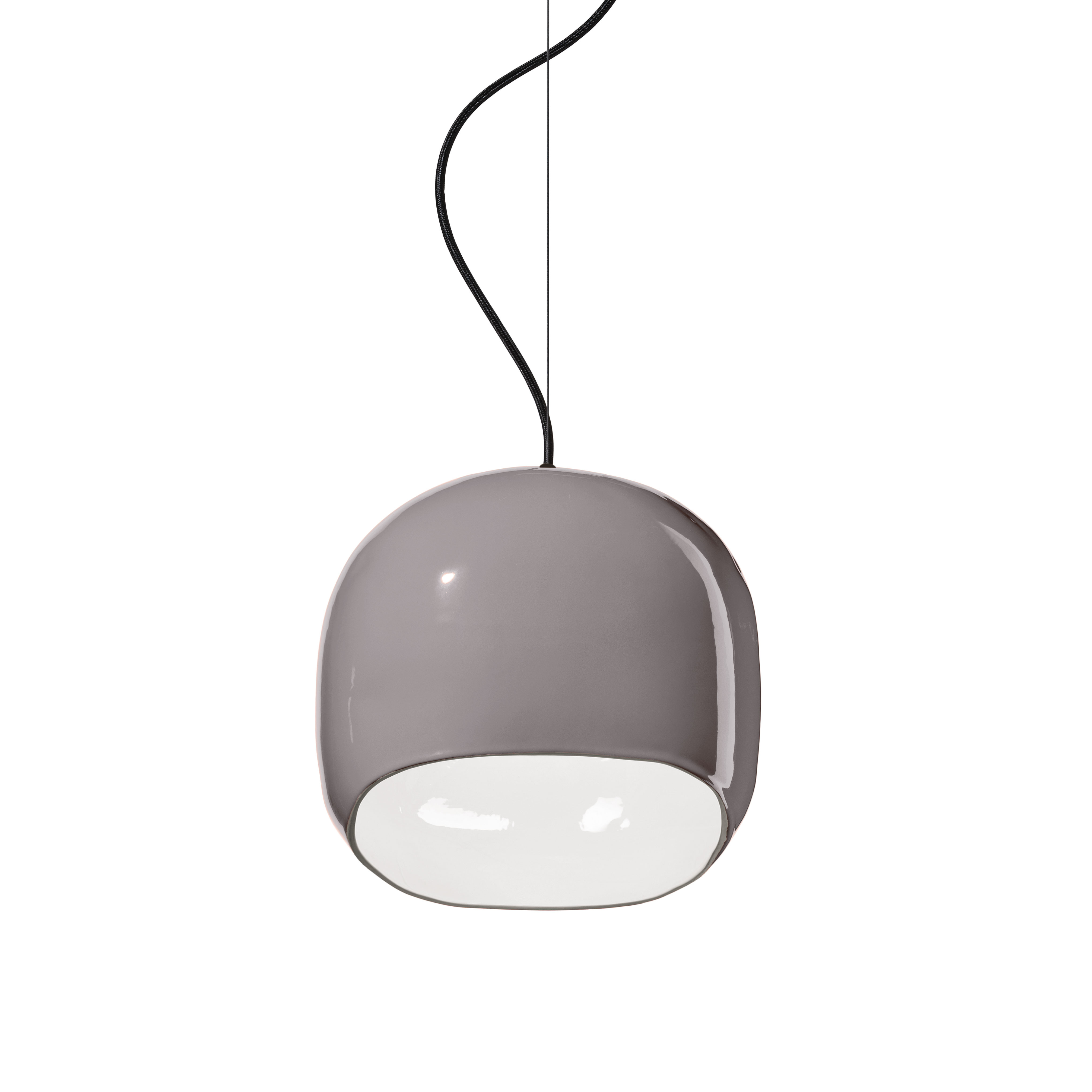 AYRTON gray ceramic pendant lamp