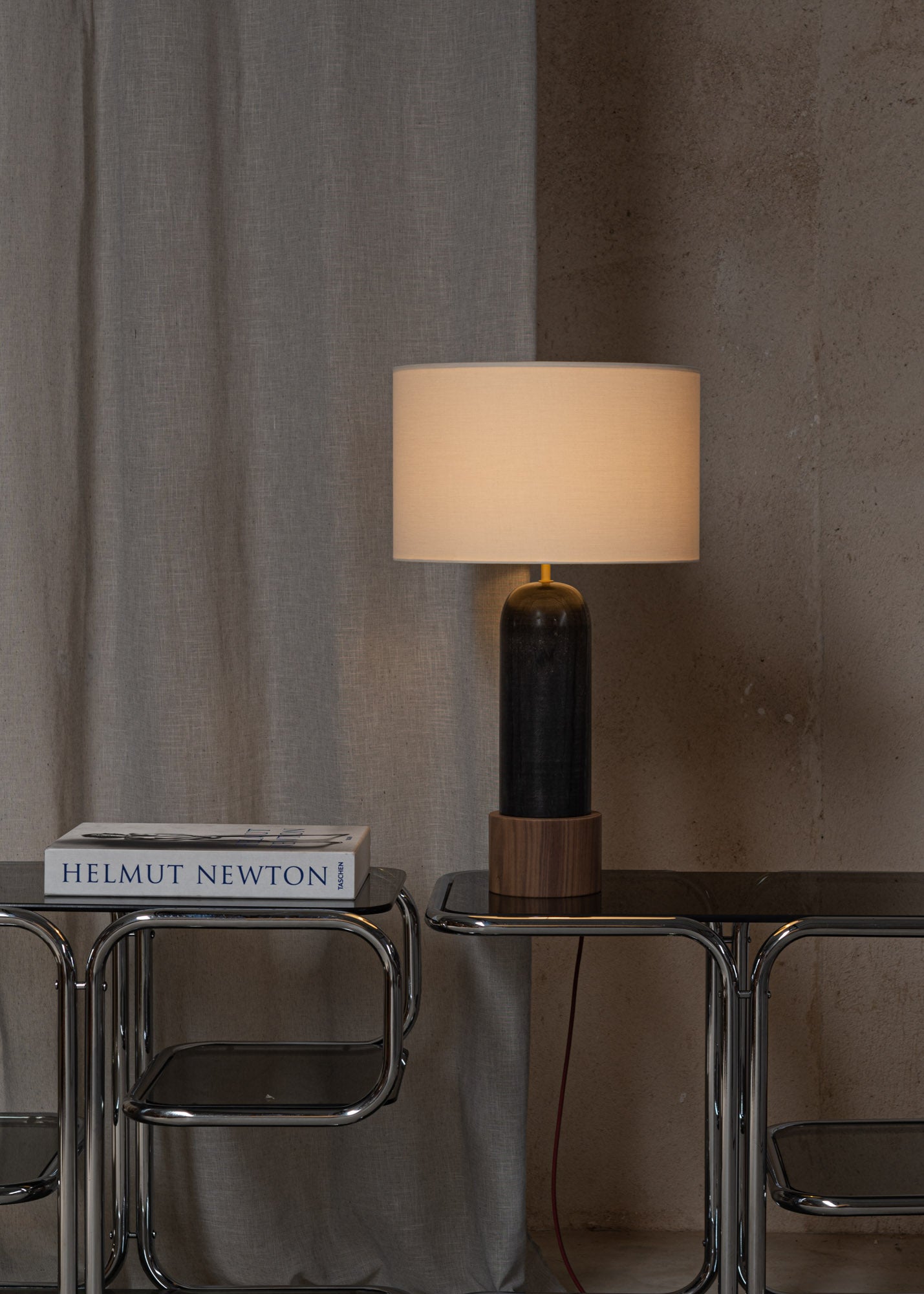 Tischlampe PURA KELO schwarzer Marmor