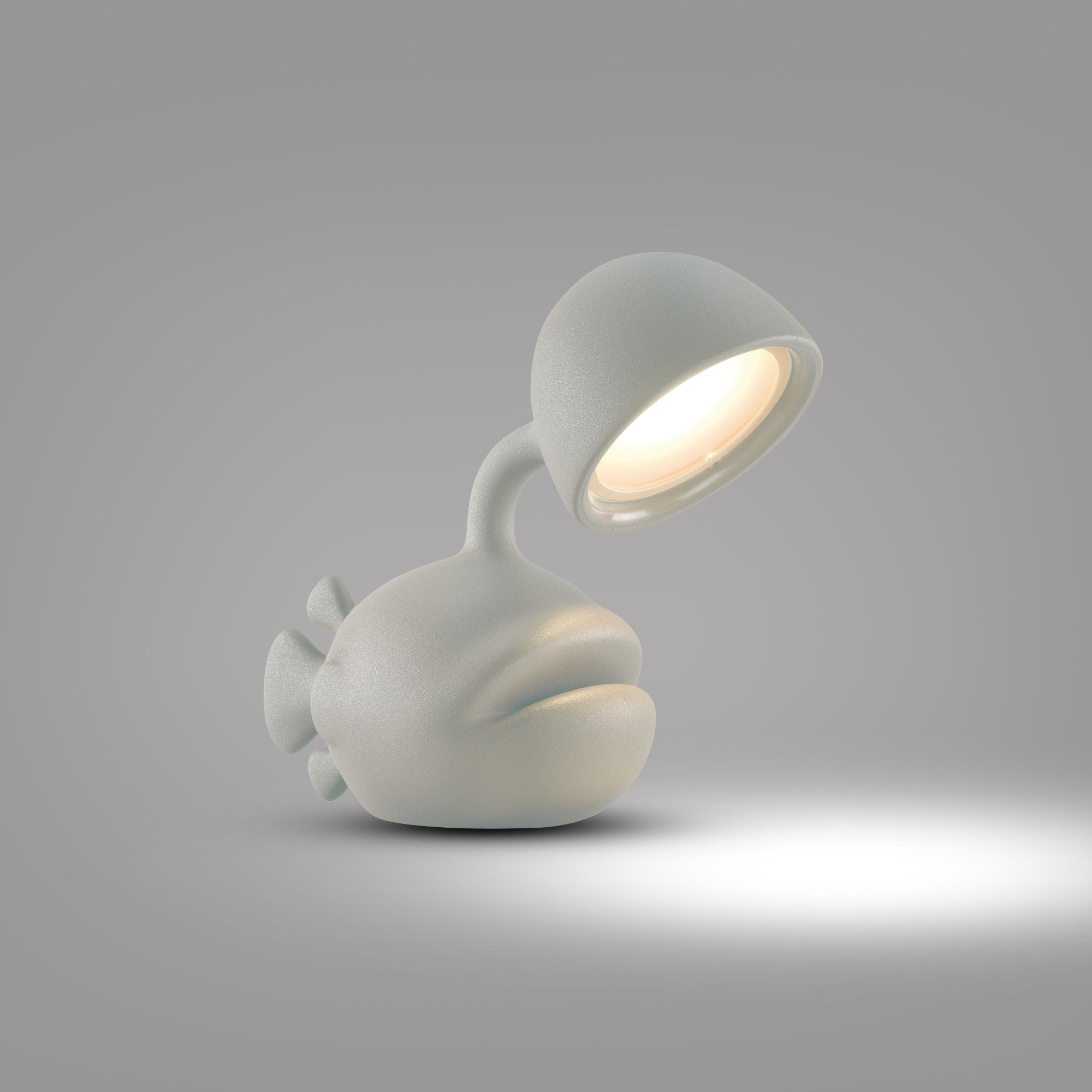 ABYSS gray table lamp