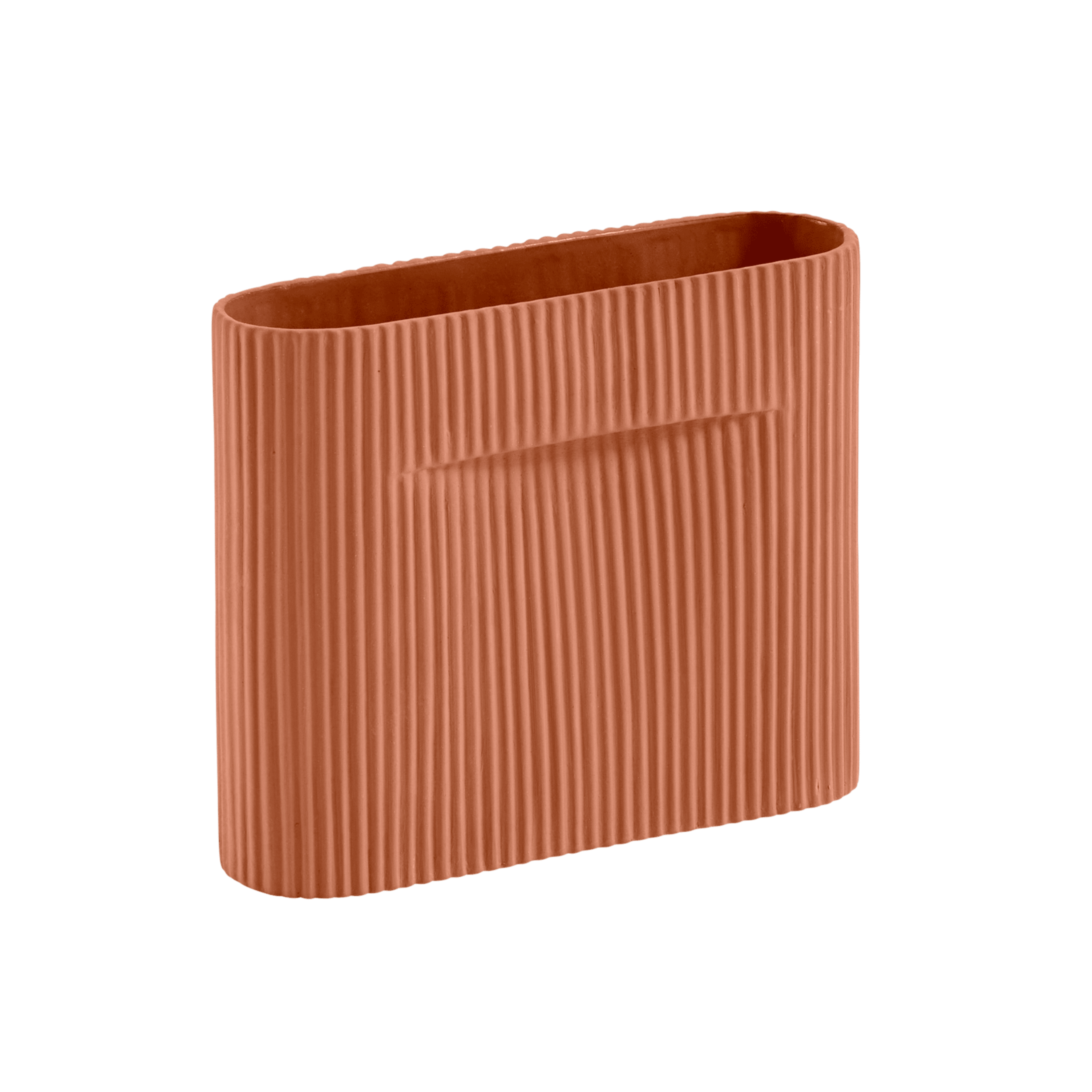 RIDGE Terracotta Vase