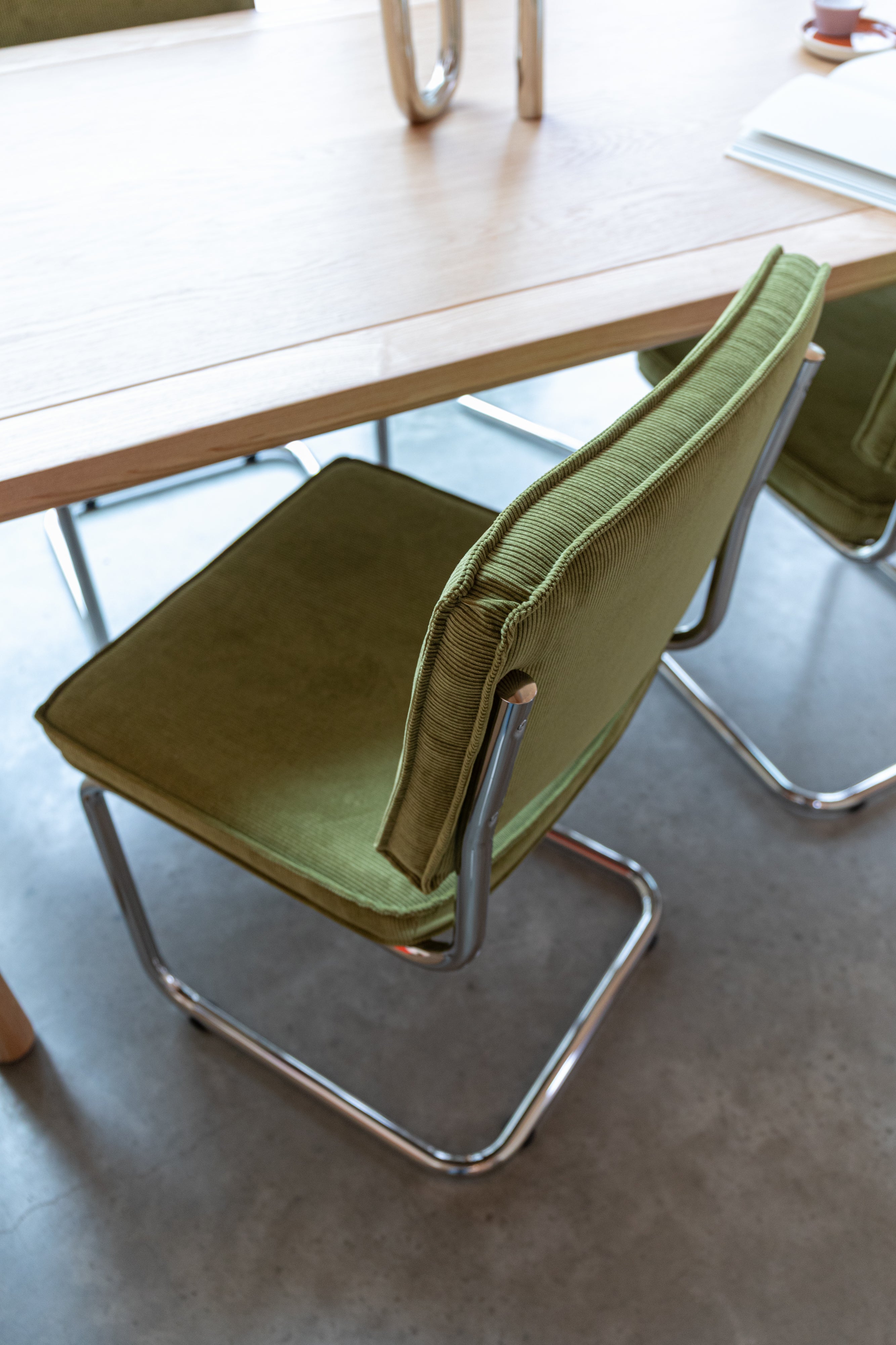 Ridge Rib Green Stuhl
