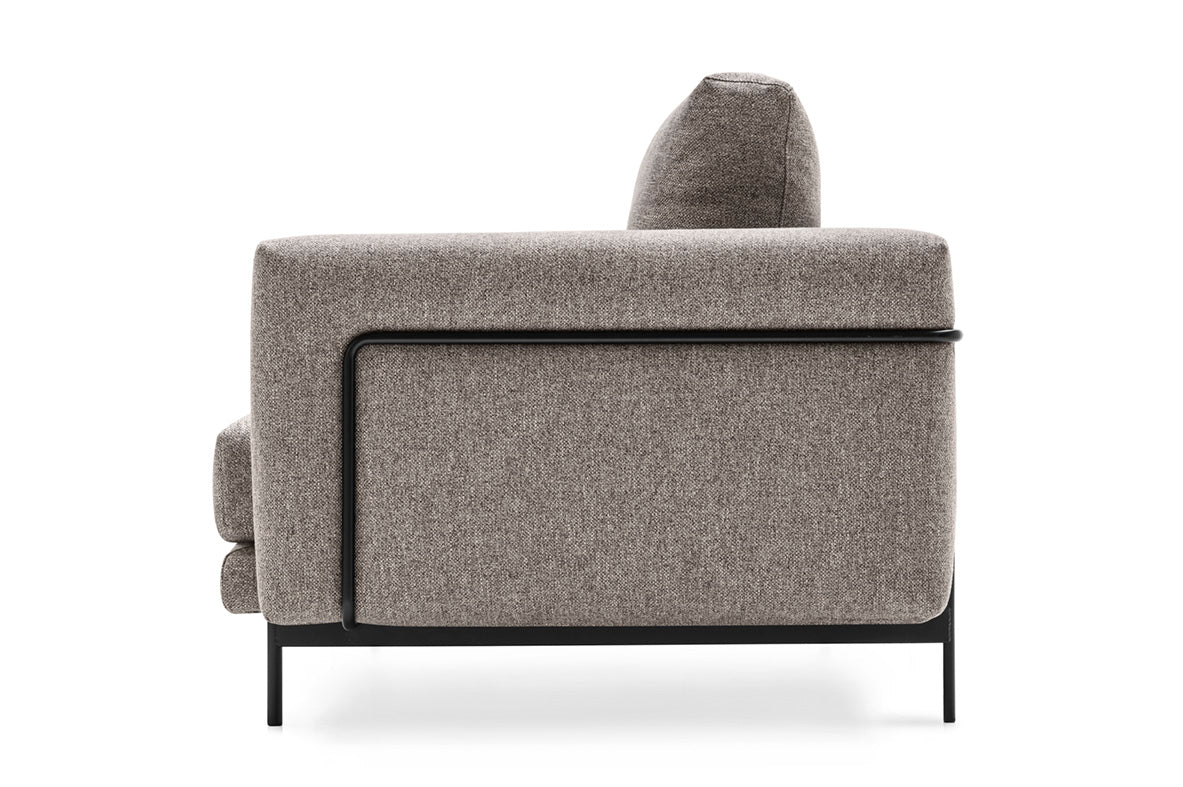 Right-sided upholstered corner sofa ROD